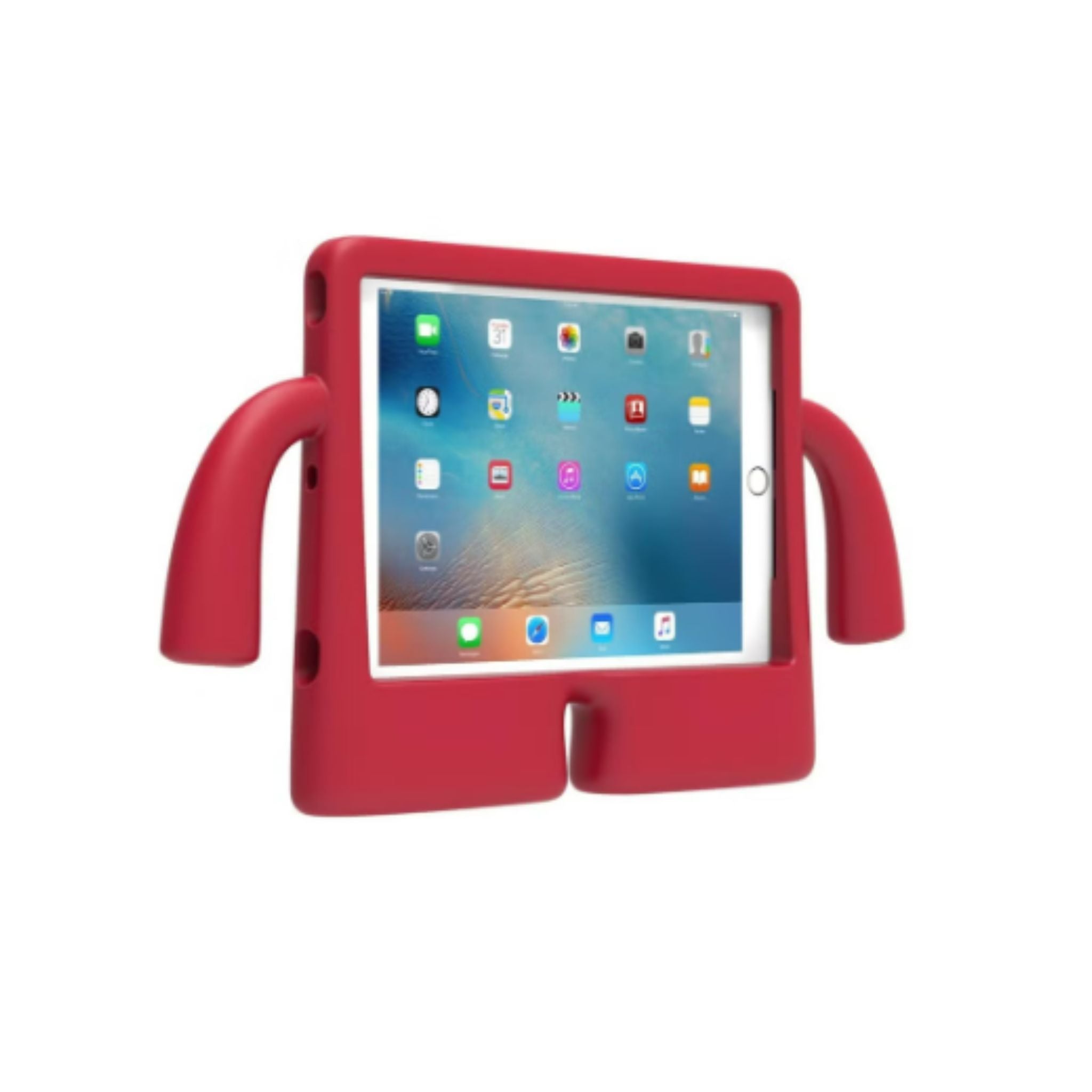iPad 10.2/10.5 Case 9th/8th/7th Generation (2021/2020/2019), iPad Air 3rd Generation/Pro Shockproof Rugged Protective Case for Kids Boys Girls-Red