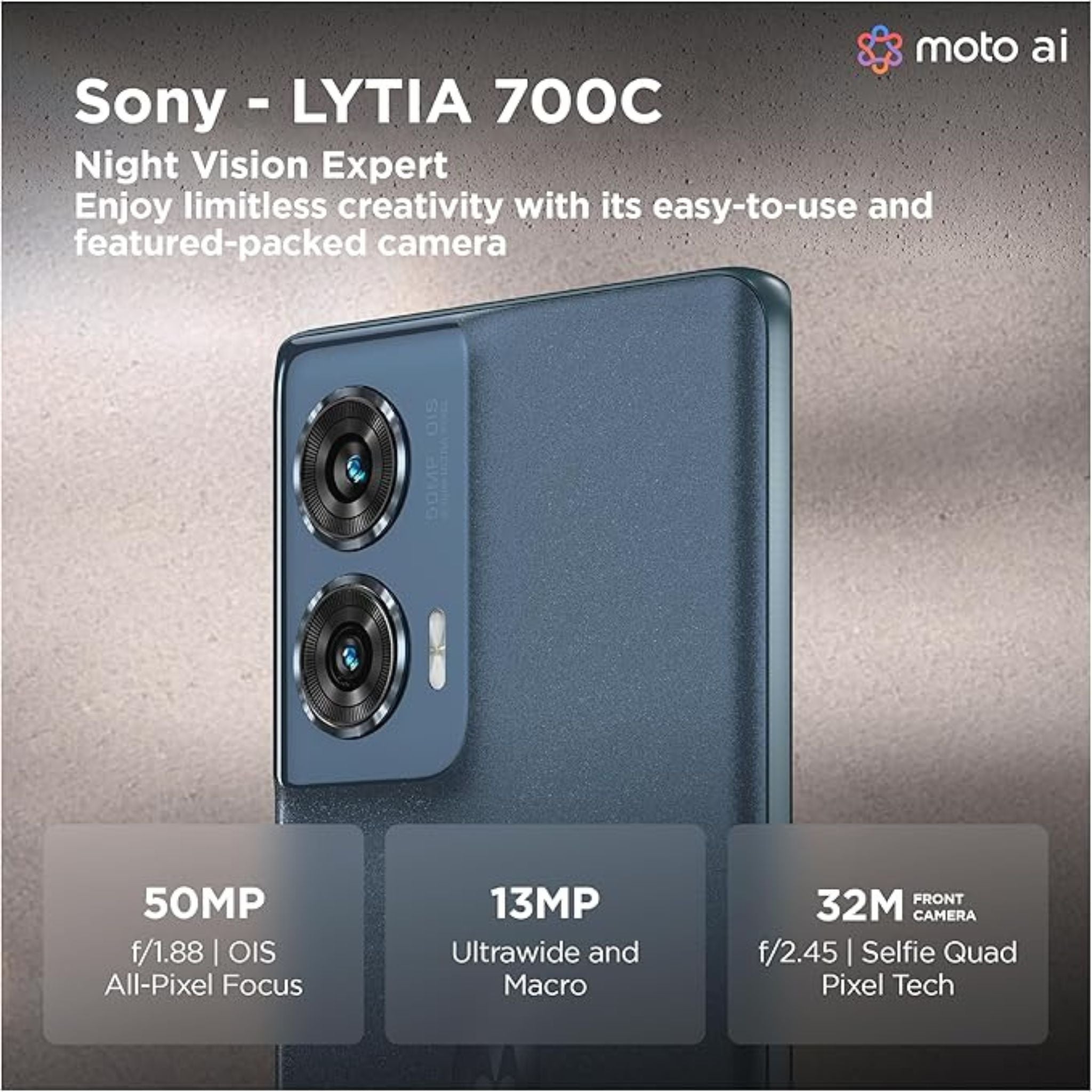 Mototrola Edge 50 Fusion 5G, Dual SIM 12GB RAM, 512GB ROM, Forest Blue - International version