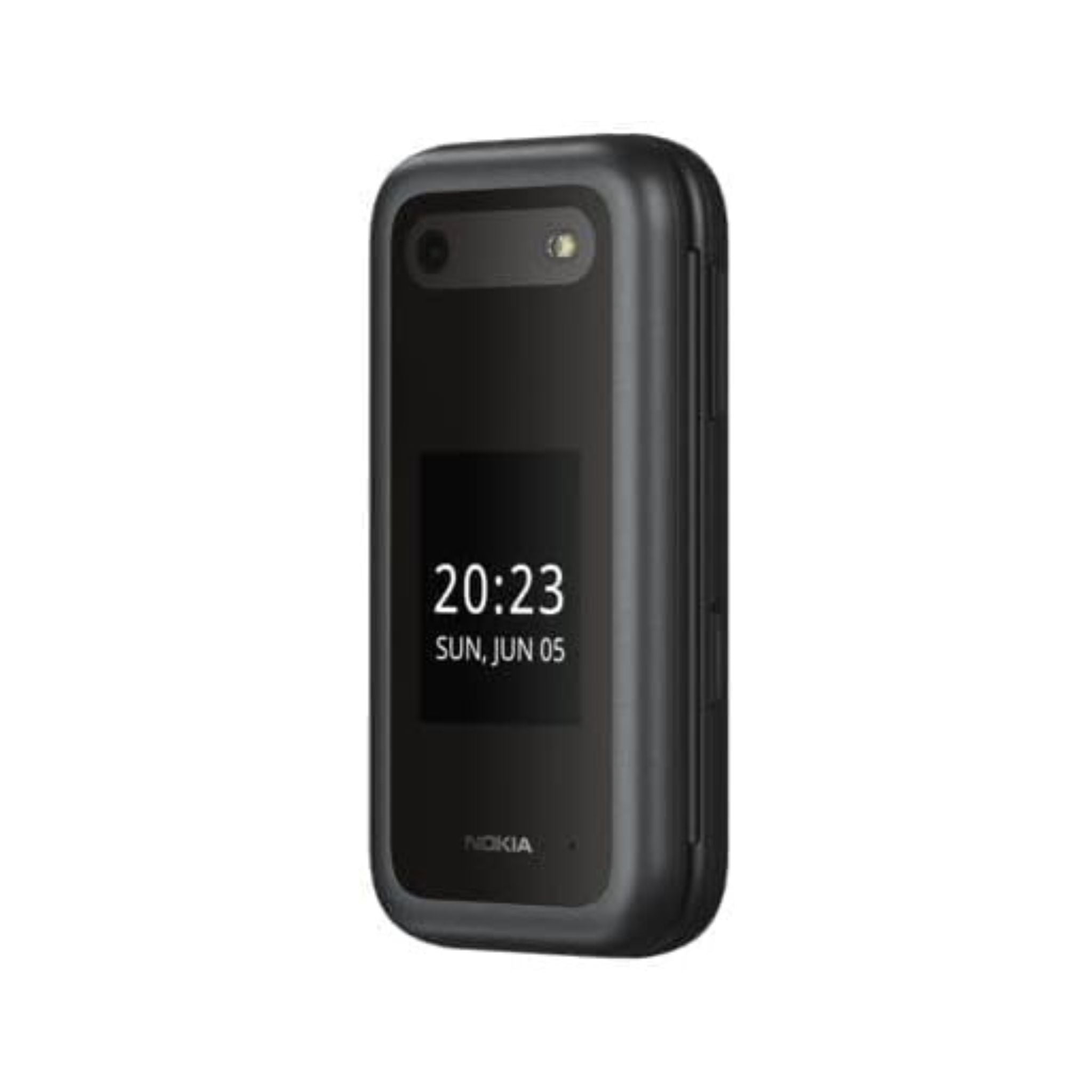 Nokia 2660 Flip 4G, 2.8 inch screen, Dual SIM Feature Phone Black- Middle East Version