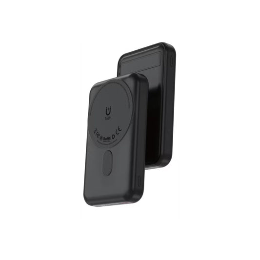 Green Lion Lagos 10000mAh Power Bank with PD 20W, MagSafe Compatible, Strong Adsorption, Built in Stand, Compact & Portable - Black
