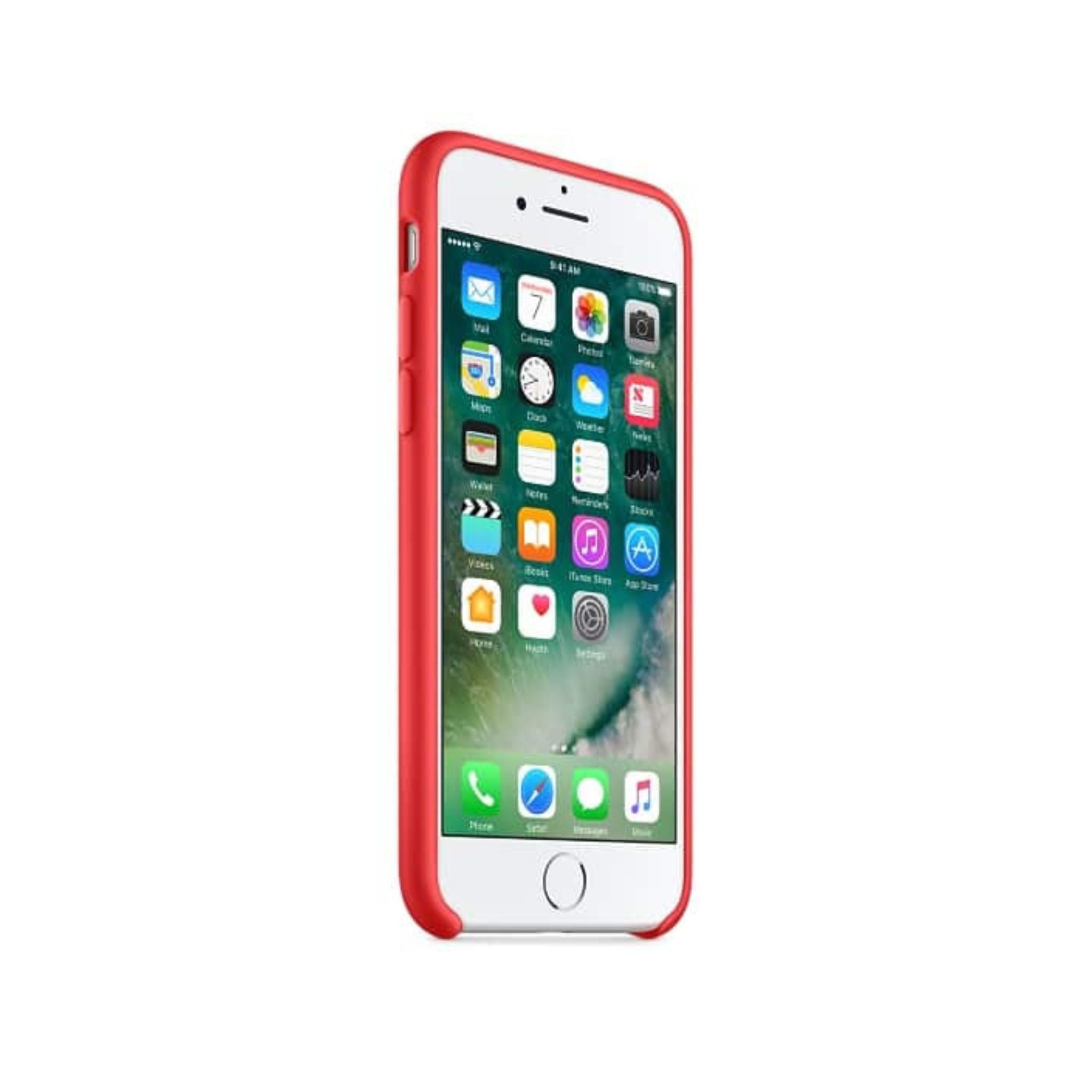 APPLE iPhone 7 Leather Case-(Product)Red