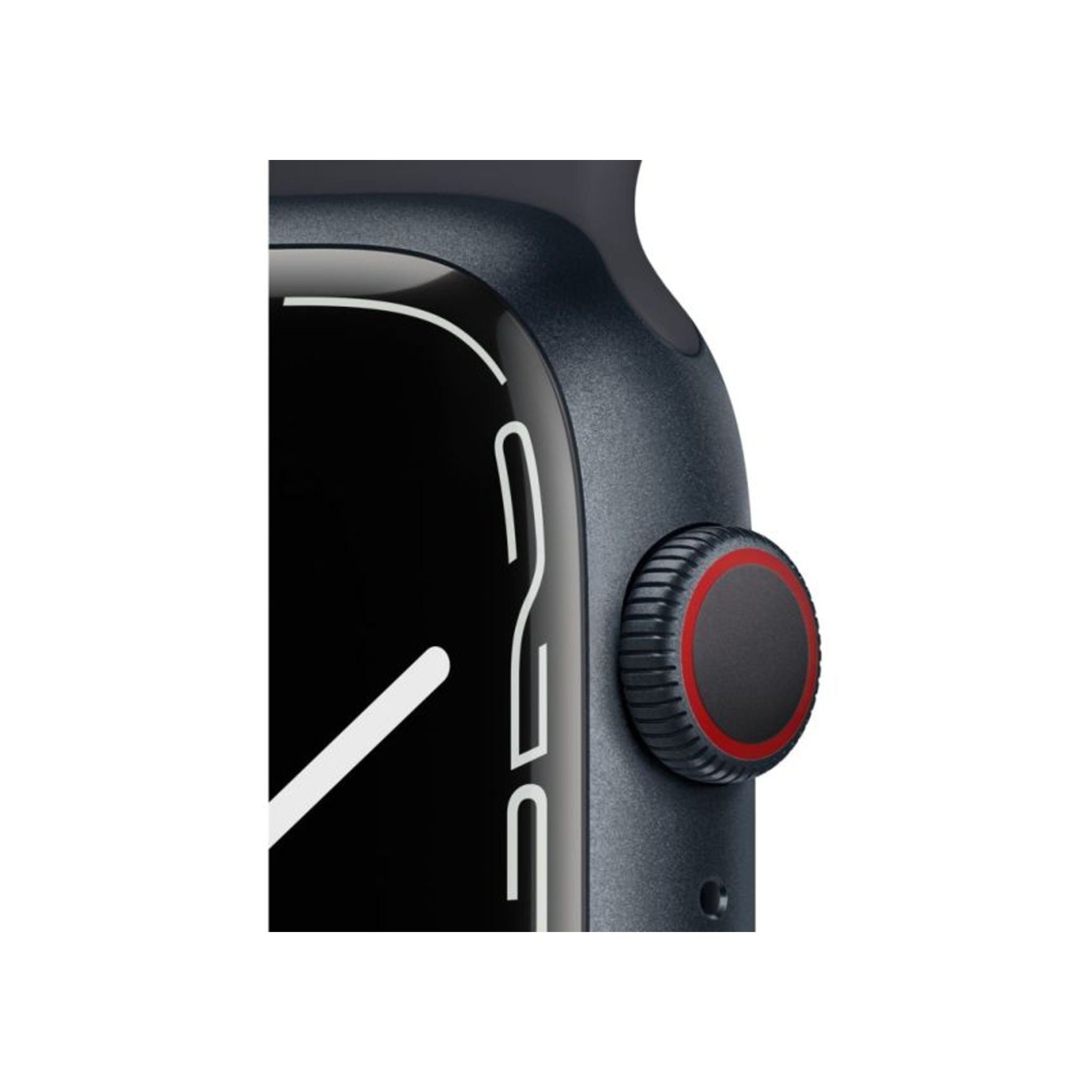 Apple Watch Series 7 (GPS+Cellular) 41MM Midnight Aluminium Case with Midnight Sport Band – Middle East Version