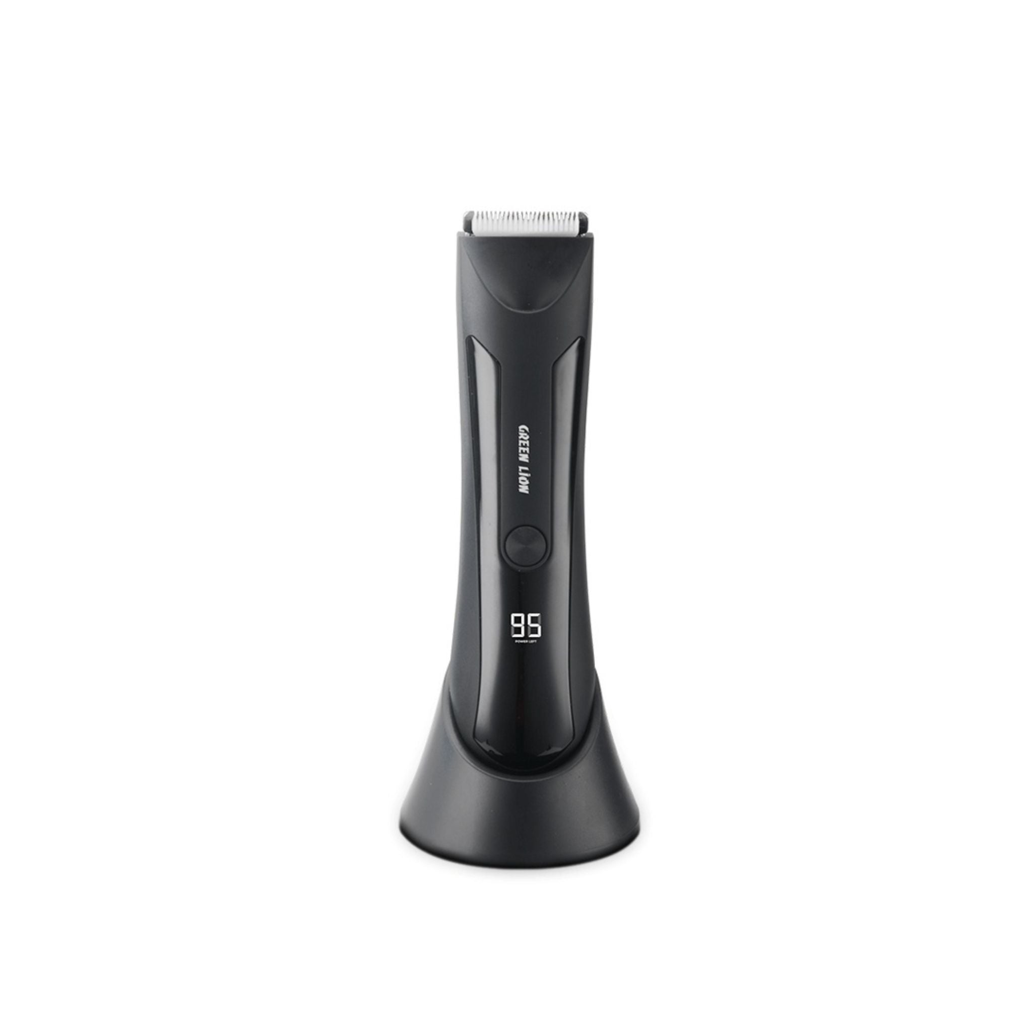 Green Lion Sensitive Area Trimmer with 90-Minutes Working Time, LED Display, 600mAh Battery Capacity, Water-Resistant, Ceramic Blades, 2 Hours Charging Time - Black