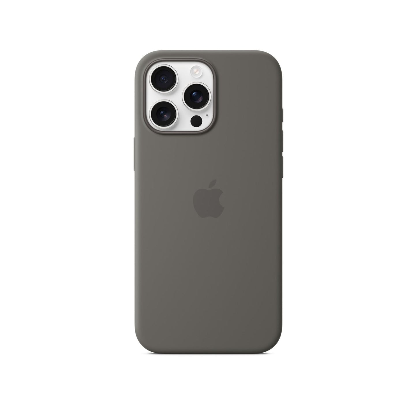 APPLE iPhone 16 Pro Max Silicone Case with MagSafe – Stone Gray