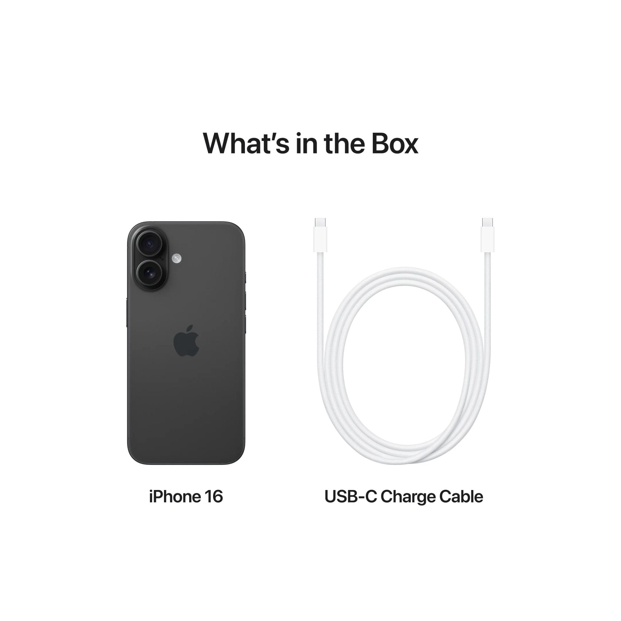 Apple iPhone 16 (128 GB) - Black (INDIA)