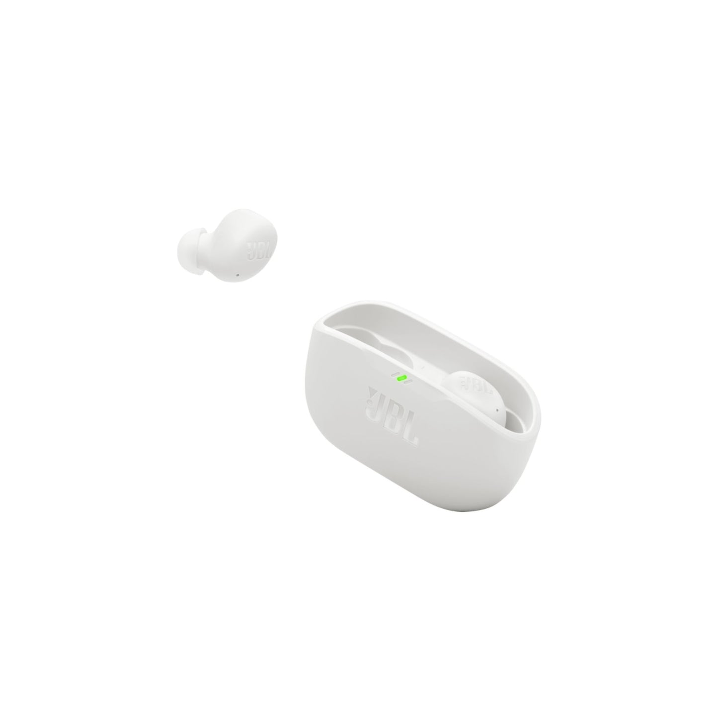 JBL Wave Buds 2 True Wireless Noise Cancellling Earbuds, Pure Bass Sound, Bluetooth 5.3, LE Audio, Smart Ambient, 4-Mic Technology, 40H Battery, Water and Dust Resistant- White