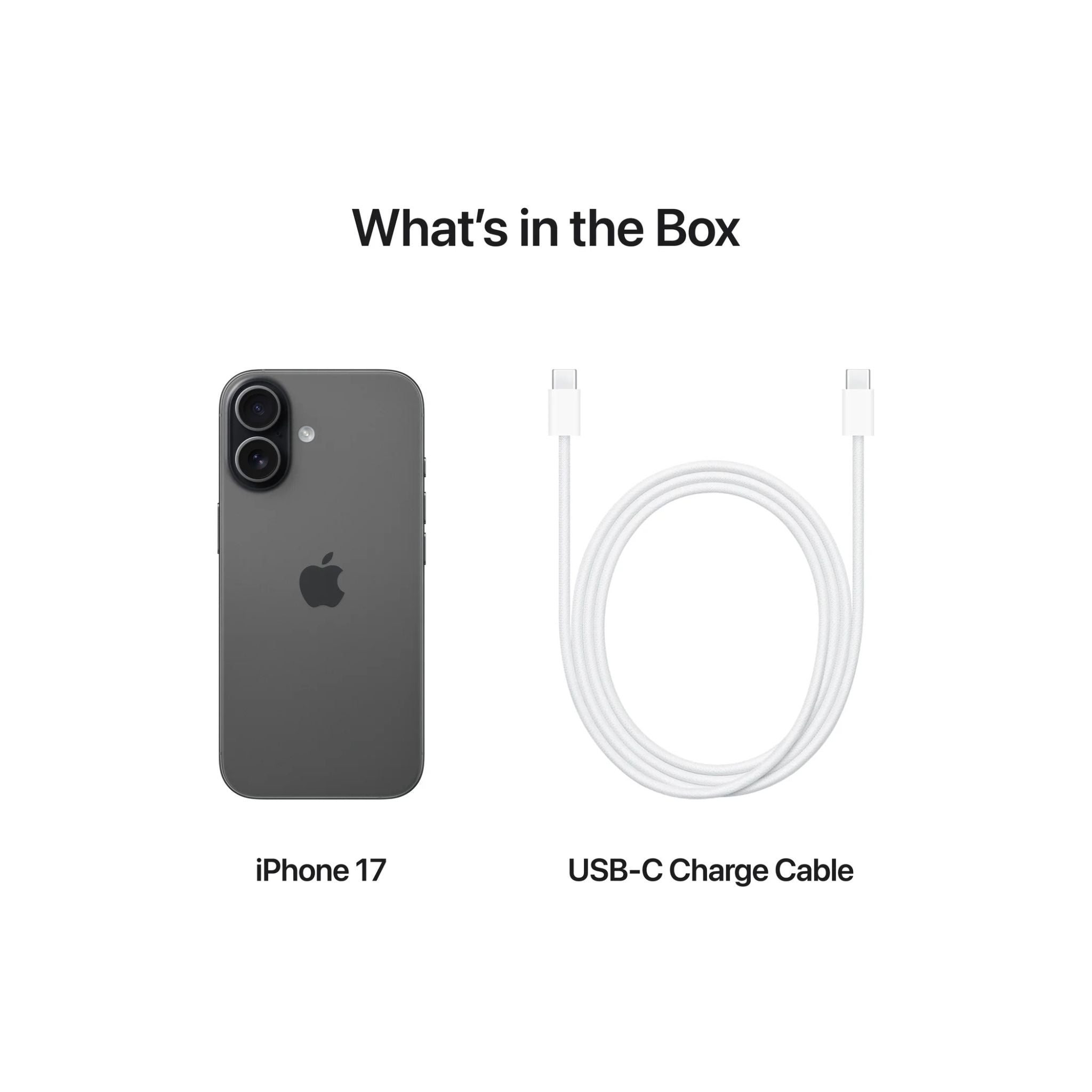 Apple iPhone 17 5G (256GB) (Nano SIM + eSIM) With FaceTime - International Version -Black