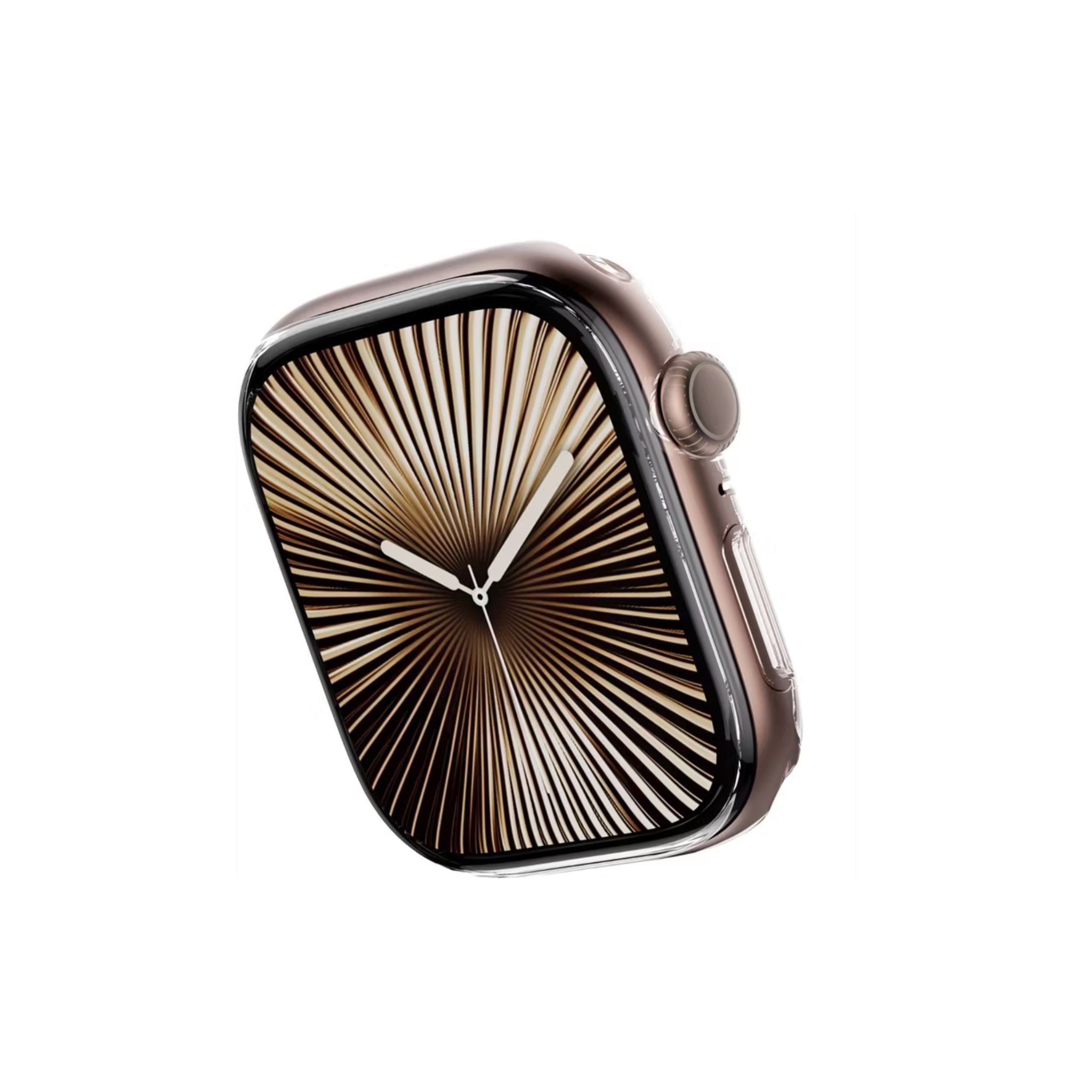 Green Lion Guard Plus PC Case for Apple Watch 46mm, Scratch Resistance, Anti-Fingerprint, Shock Proof, Easy Installation, Ultra Lightweight, Touch Sensitivity - Clear