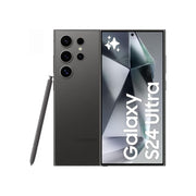 Samsung Galaxy S24 Ultra smartphone with stylus on a white background