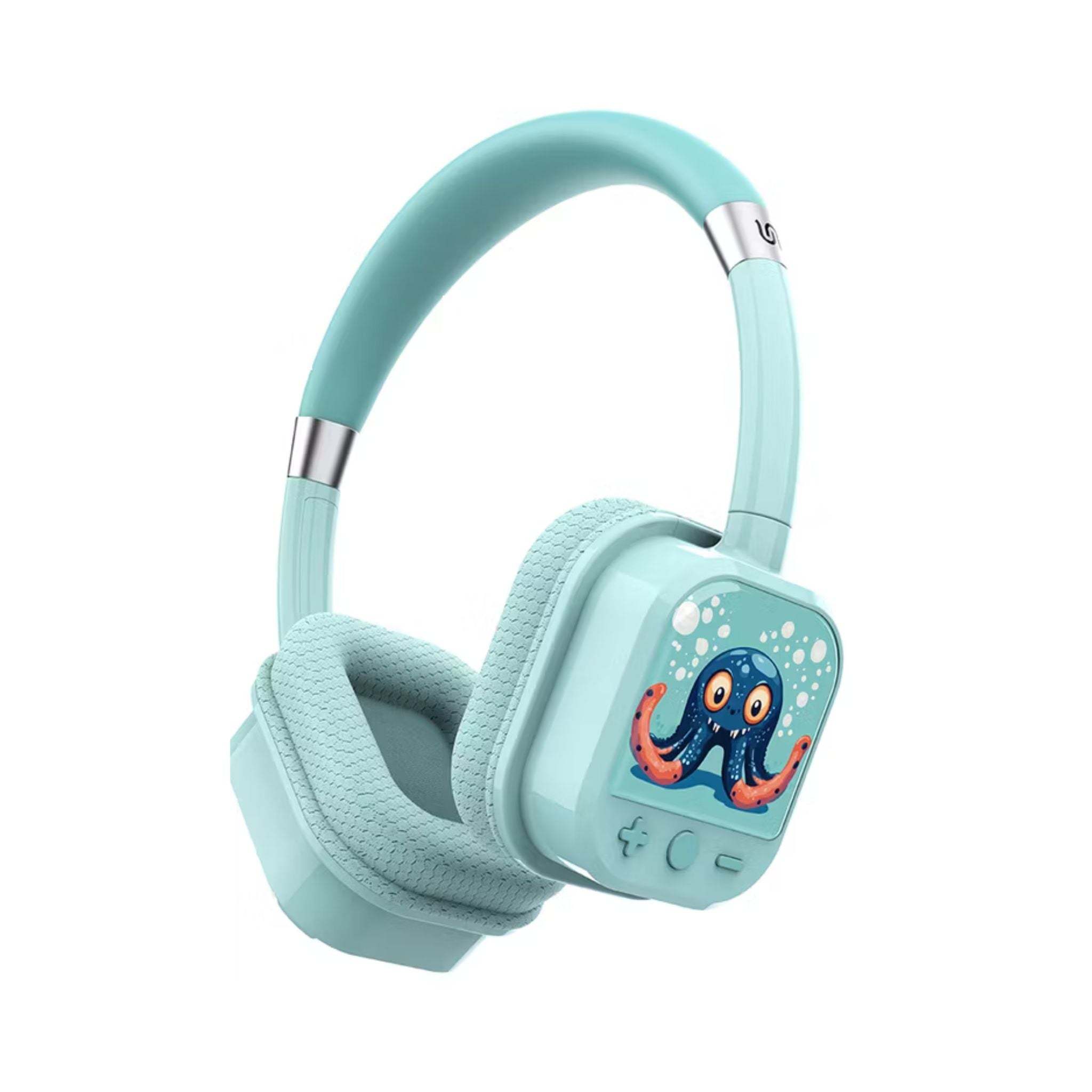 Porodo Soundtec Yotowave Kids Wireless Headphones with Comfortable & Breathable Cushion, 200mAh Battery, Up to 25 Hours Play Time, 40mm Speaker Size, Bluetooth Version 5.4, Recommended for Kids Aged 6+, Skin-Friendly Material, Safe Volume Limit - Bright