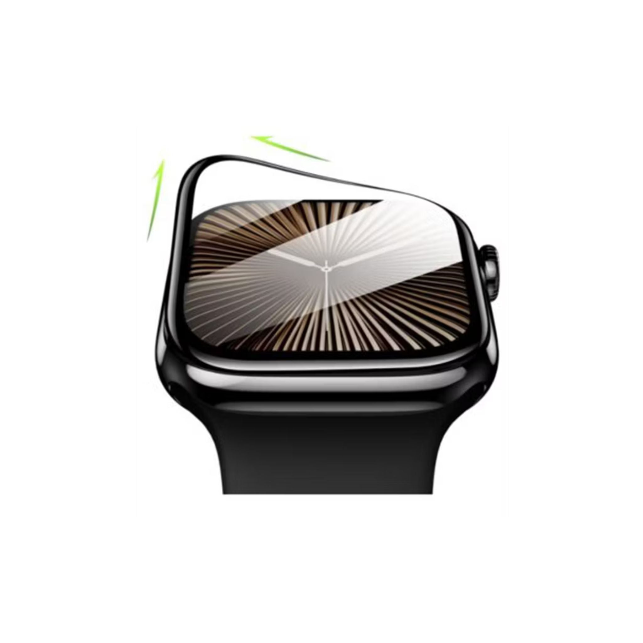 Green Lion 3D UltraFlex Screen Protector for Apple Watch Series 10, 46mm, Anti-Scratch, Easy Installation, Sensitive Touch, 360° Protection, HD Clarity, Anti-Fingerprint - Clear