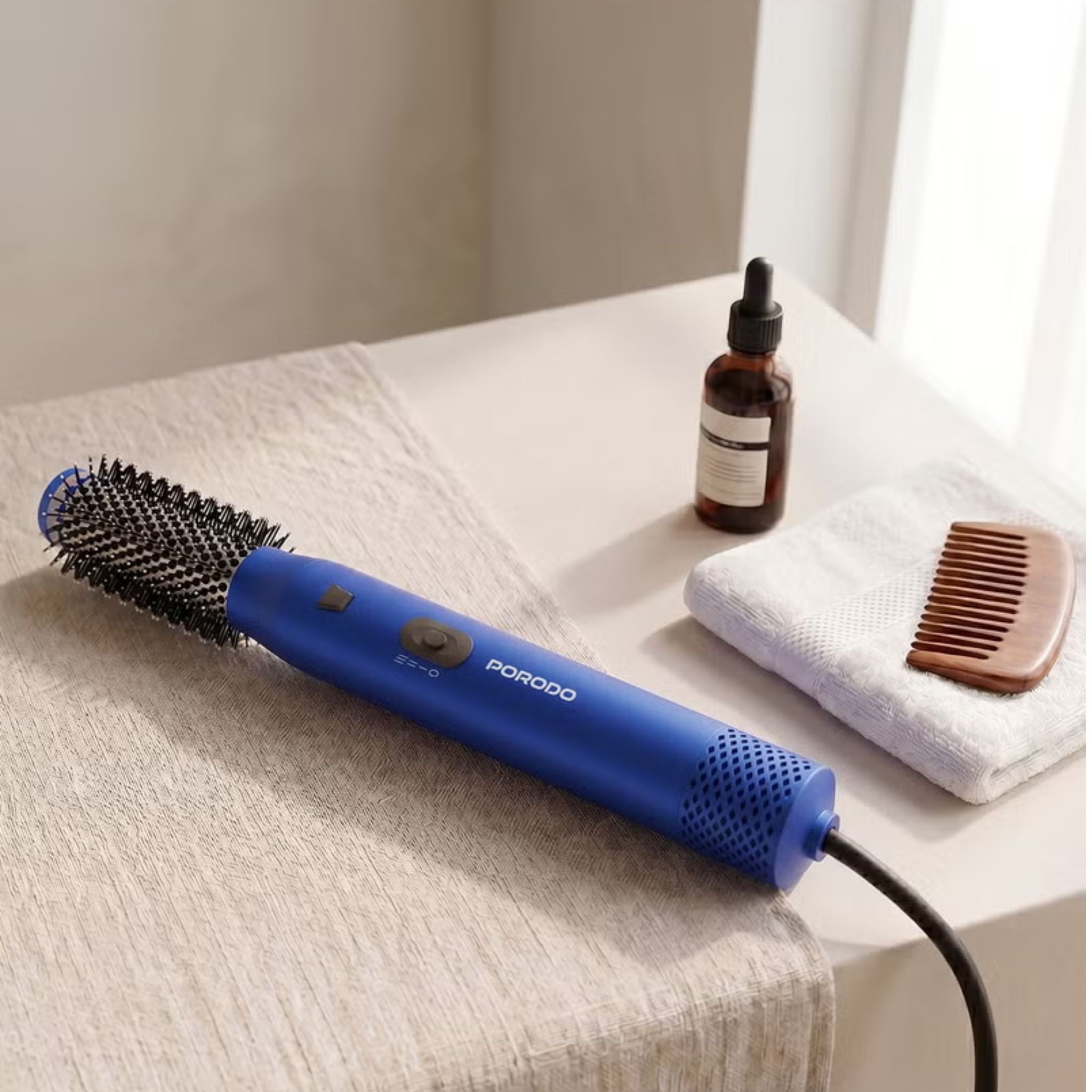 Porodo Tulip 5-In-1 Multi-Function Hair Styler - Blue