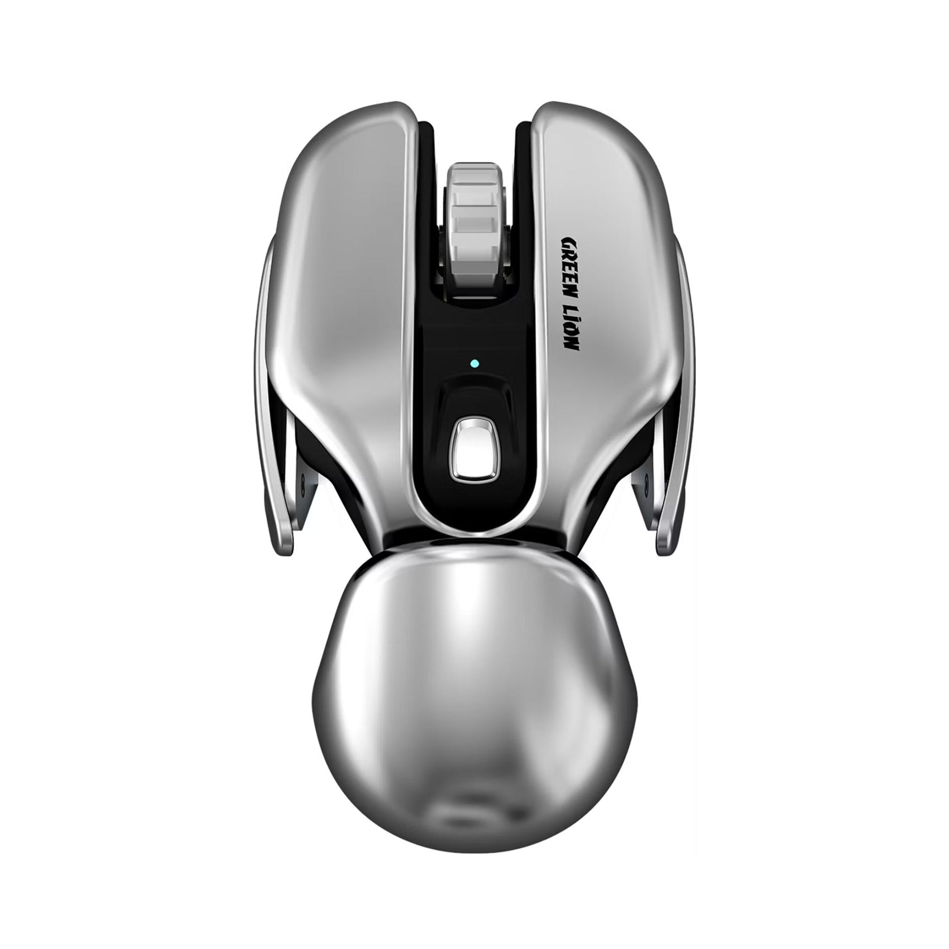 ABS/Metallic device with 'Green Lion' branding on a white background