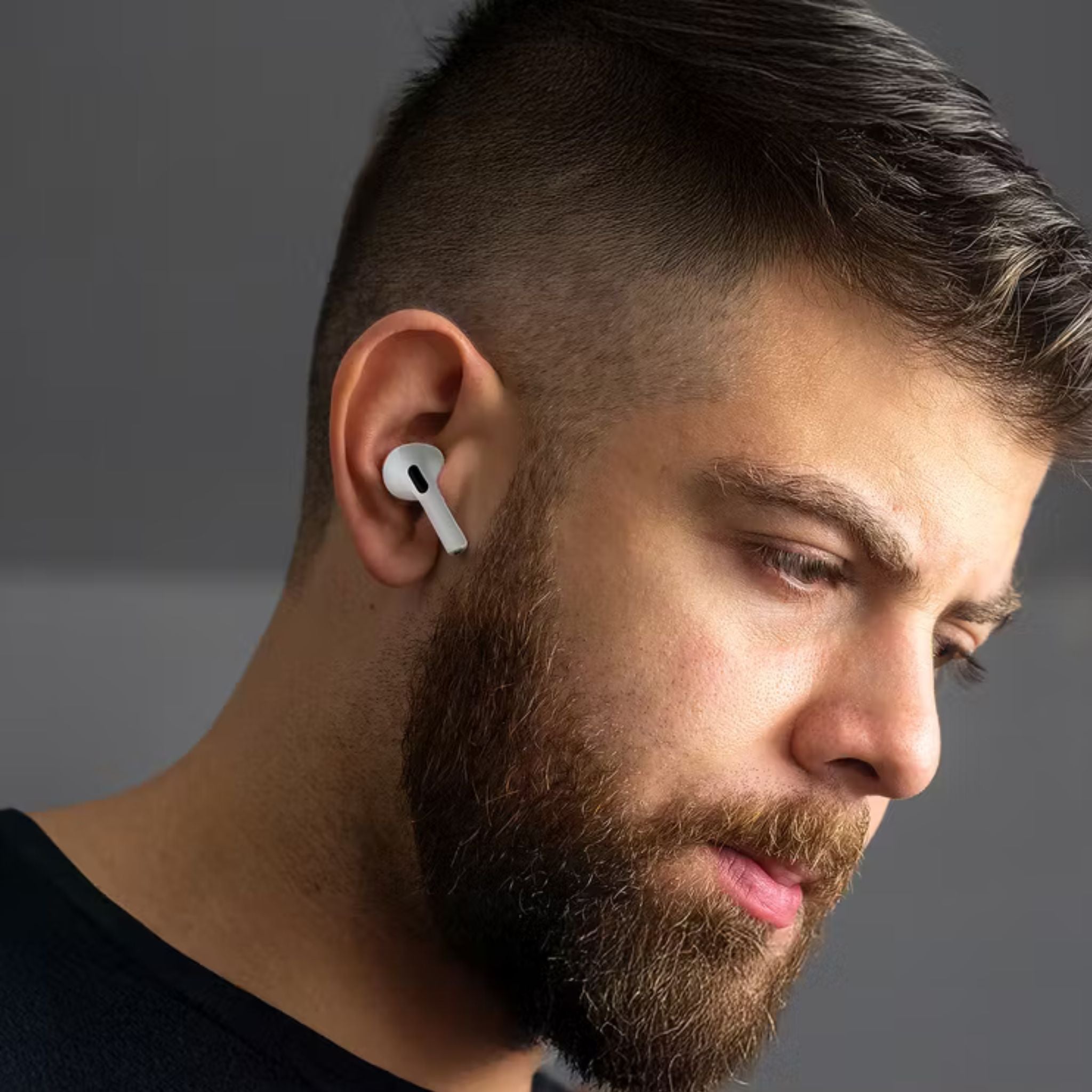 Porodo Soundtec ENC Earbuds Pro II True Wireless with 4 Hours Working Time, Wireless Charging Compatibility, 10m Transmission Distance, 30 Hours Earbuds Standby Time - White