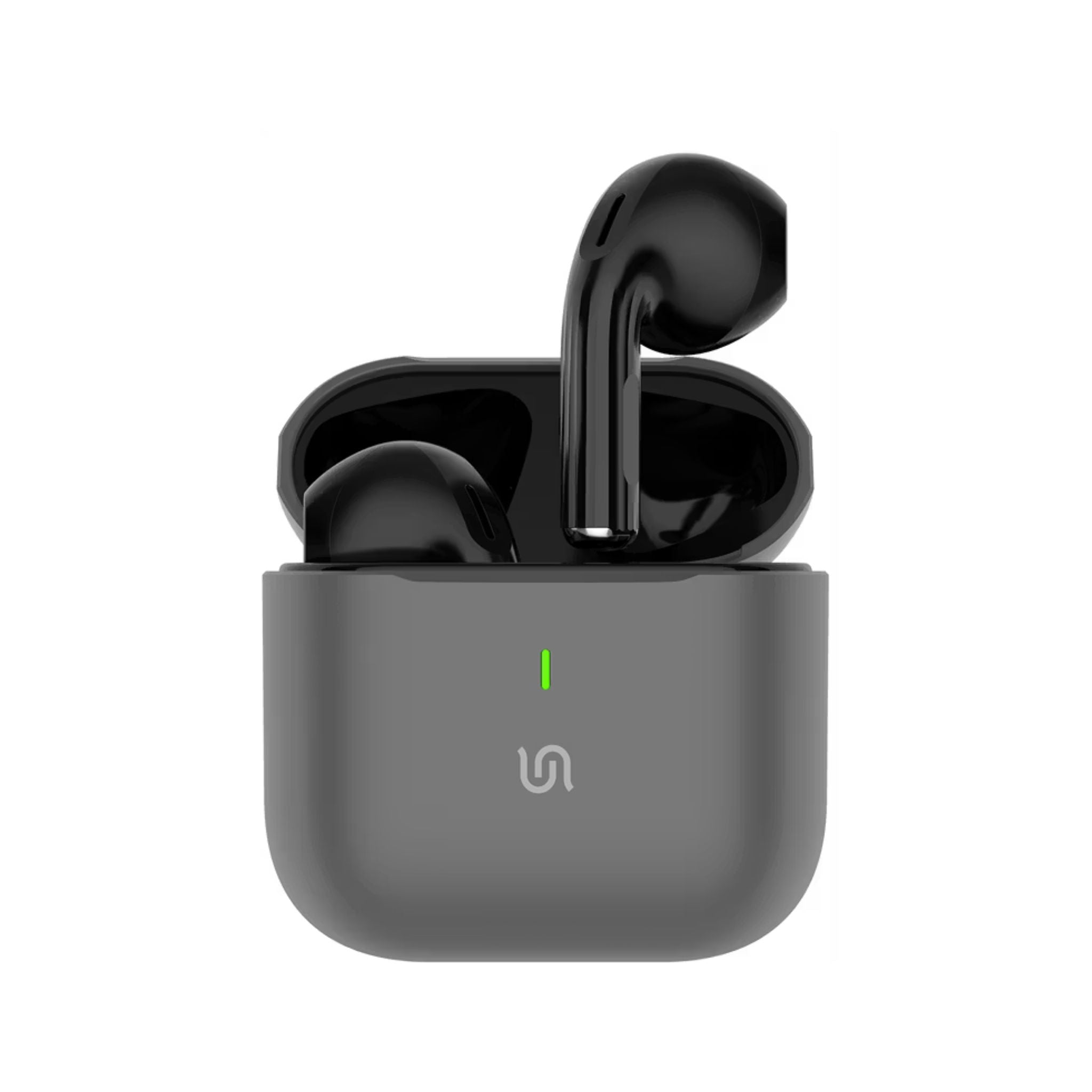Porodo Soundtec Jetpods In-Ear Wireless Earbuds with 5 Hours Music Playback Time, Bluetooth Version 5.4, 10m Transmission Range, Type-C Charging, Immersive Audio, Ergonomic Fit, Hands-Free Call - Black