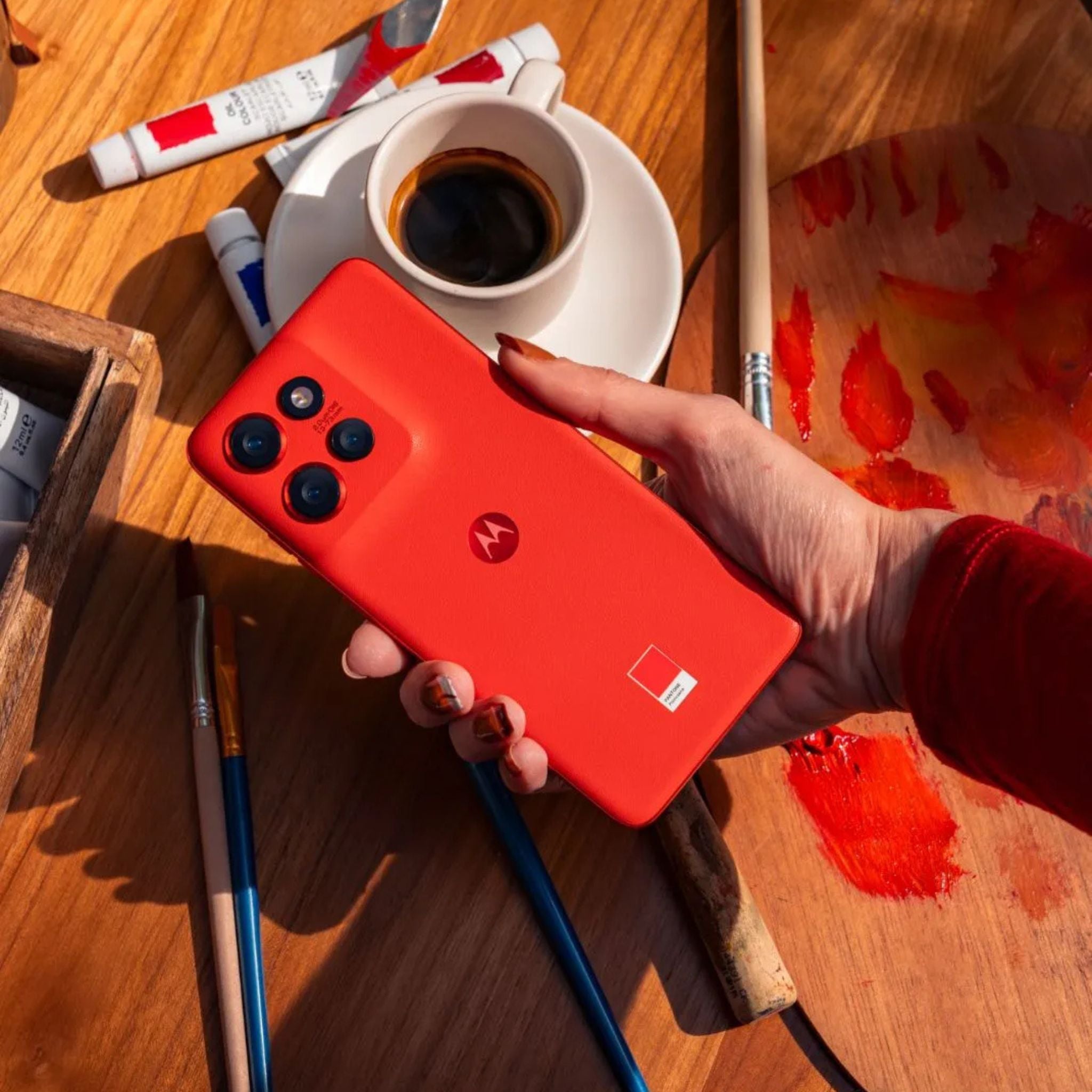 Motorola Edge 50 Neo 5G Single + eSim 8GB RAM 256GB ROM- International Version-Pantone Poinciana