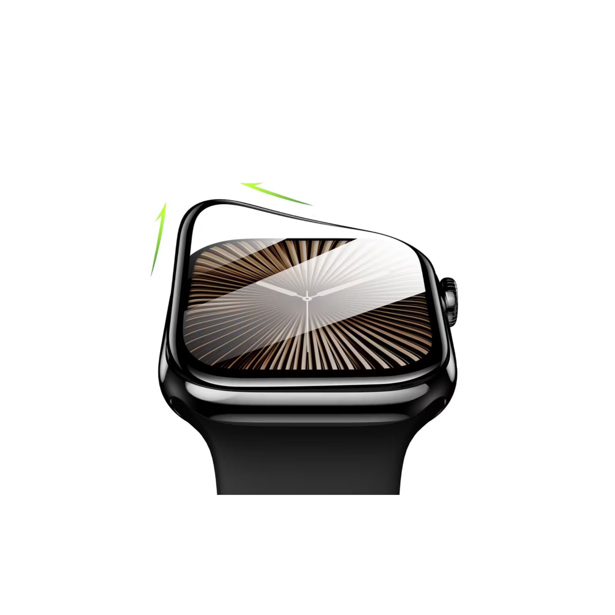 Green Lion 3D Screen Protector for Apple Watch Series 10, 46mm, Anti Fingerprint, Anti Scratch, Sensitive Touch, HD Clarity, Shockproof, Drop Protection, Self-Healing Material - Clear