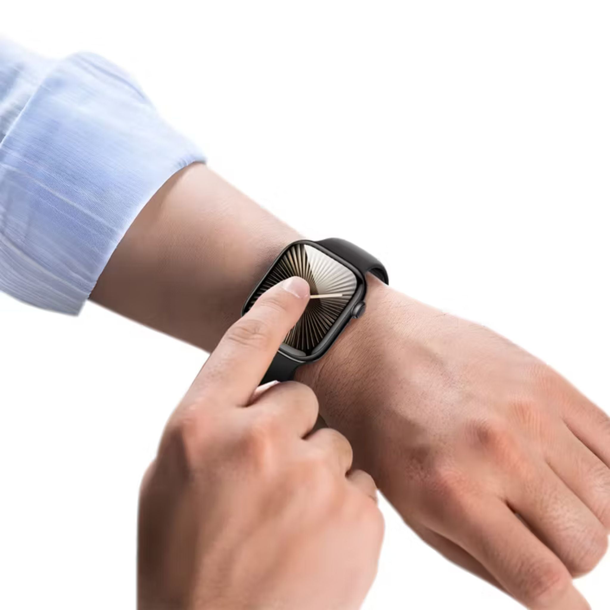 Green Lion 3D Screen Protector for Apple Watch Series 10, 42mm, Anti Fingerprint, Anti Scratch, Sensitive Touch, HD Clarity, Shockproof, Drop Protection, Self-Healing Material - Clear