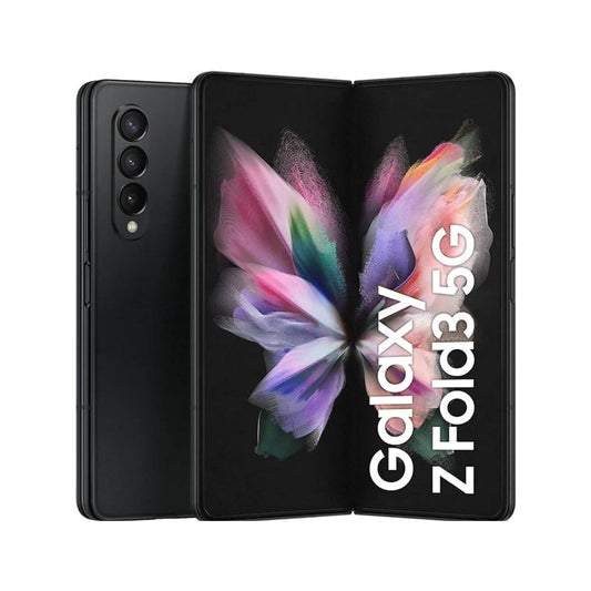 Samsung Galaxy Z Fold3 5G Dual SIM and eSIM Smartphone, 512GB Storage and 12GB RAM, Phantom Black (UAE Version)