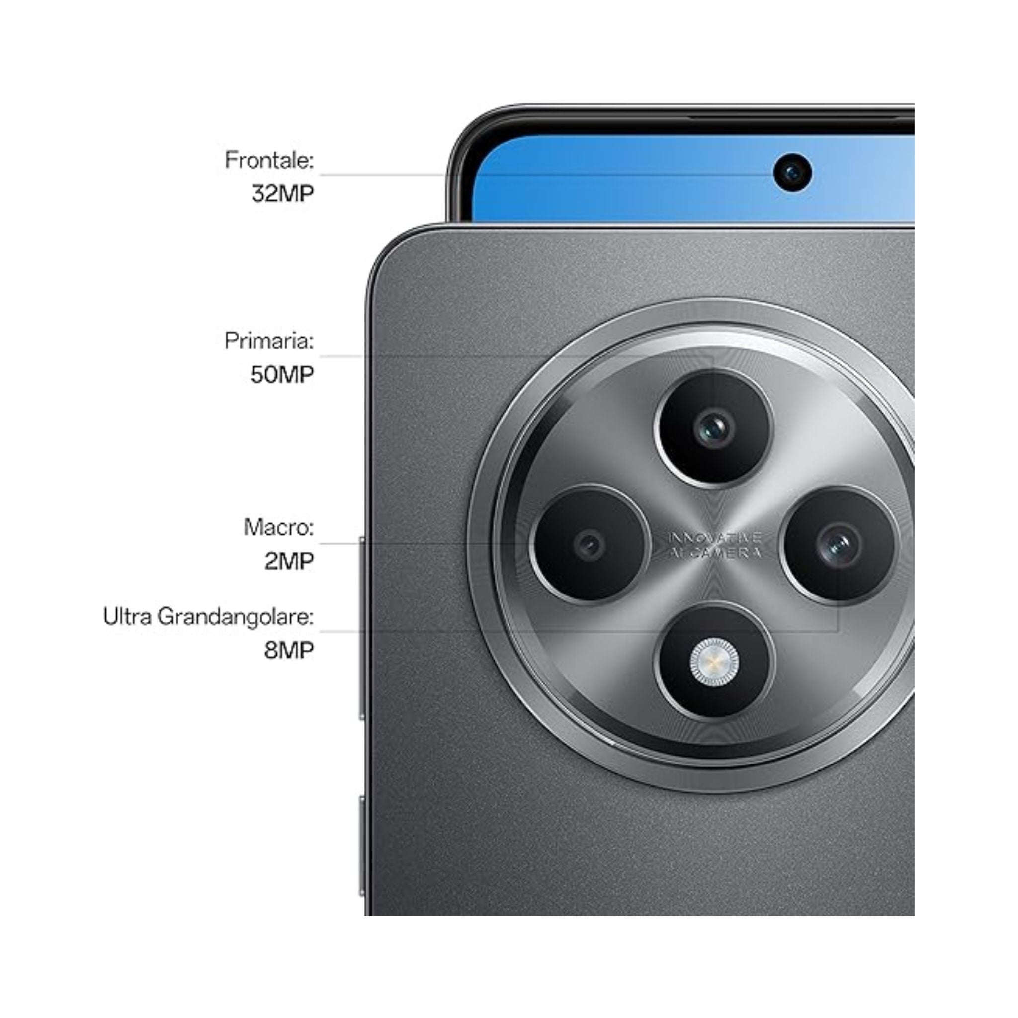 OPPO Reno12 FS 4G, Dual SIM 8GB RAM 512GB ROM- International Version - Matte Grey