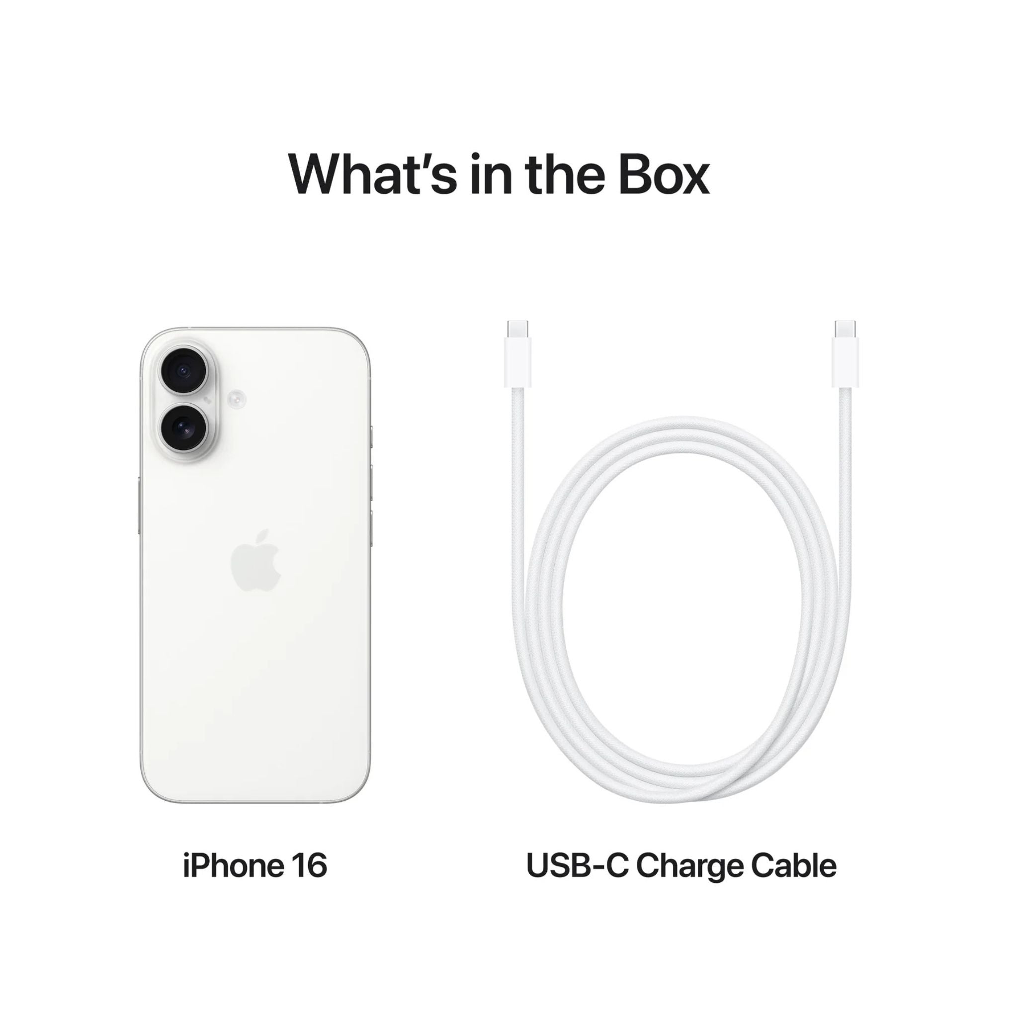 Apple iPhone 16 (128 GB) - White (INDIA)