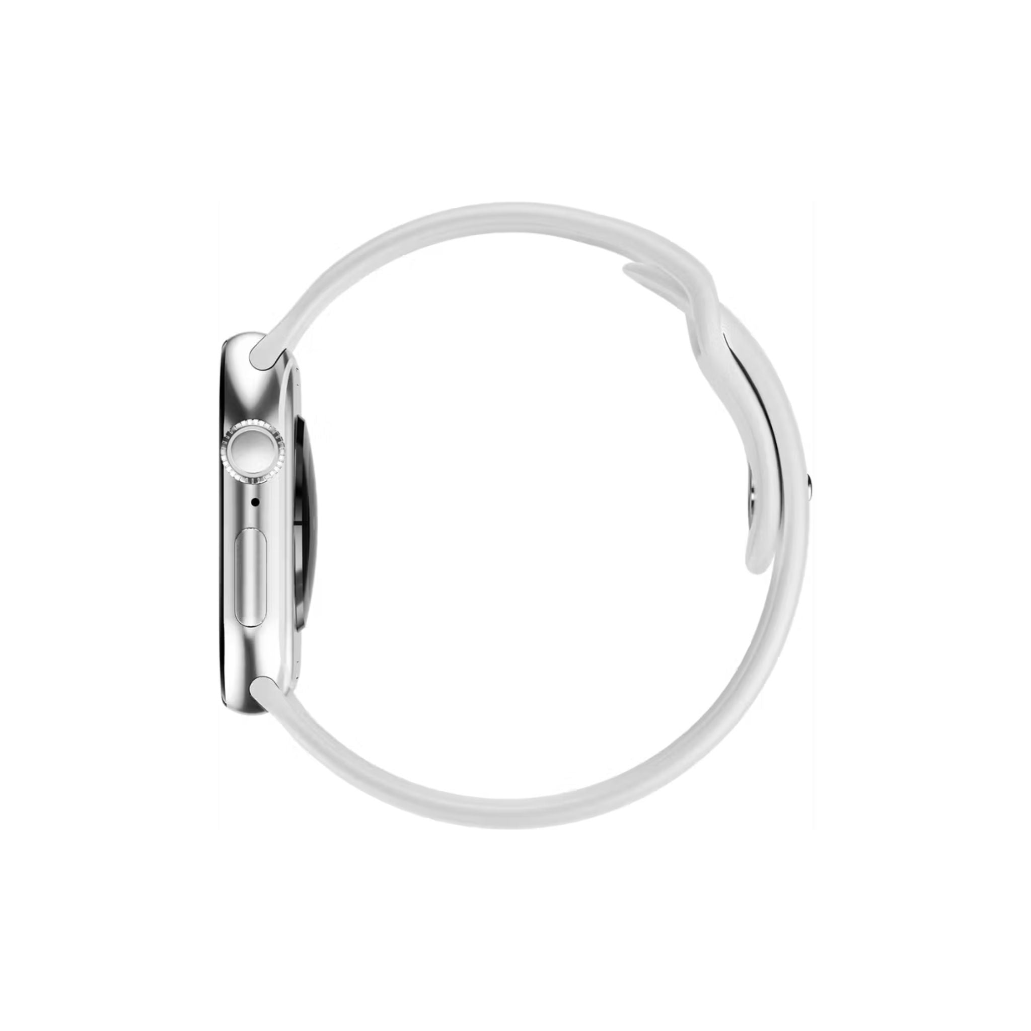Green Lion Communicate Smart Watch with 2.07" IPS Dispaly, 380mAh Battery Capacity, Wireless Charging, AI Voice Assistant, 1GB Flash, 3-5 Days Working Time - Silver