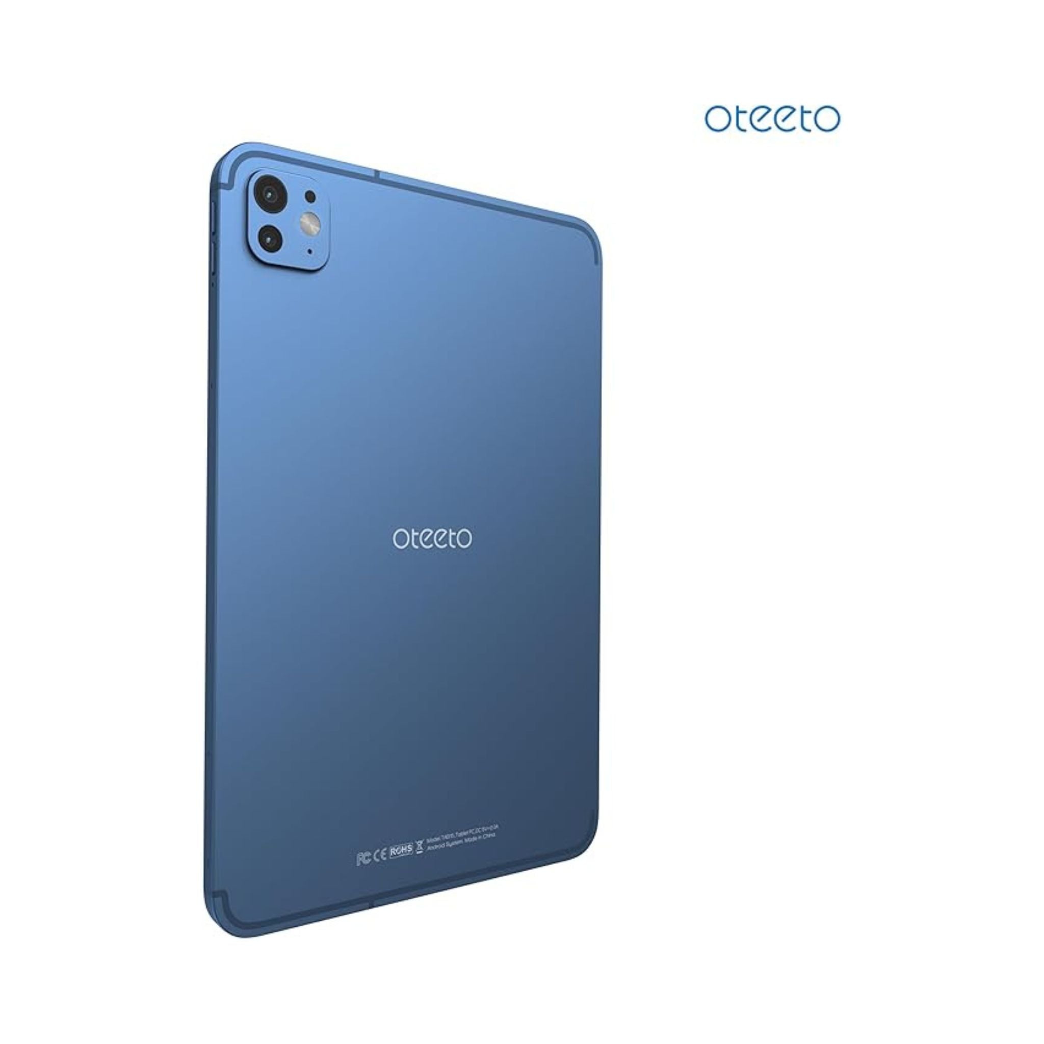 OTEETO TAB 15 Tablet/10.1 Inch/4G SIM/iOS Style Operating System/5G Dual SIM/Octa Core Processor/Included Flip Cover&Keyboard/8GB RAM + 512 GB ROM/Android 13/6000 mAh/8MP Front+13 MP Rear (Blue)