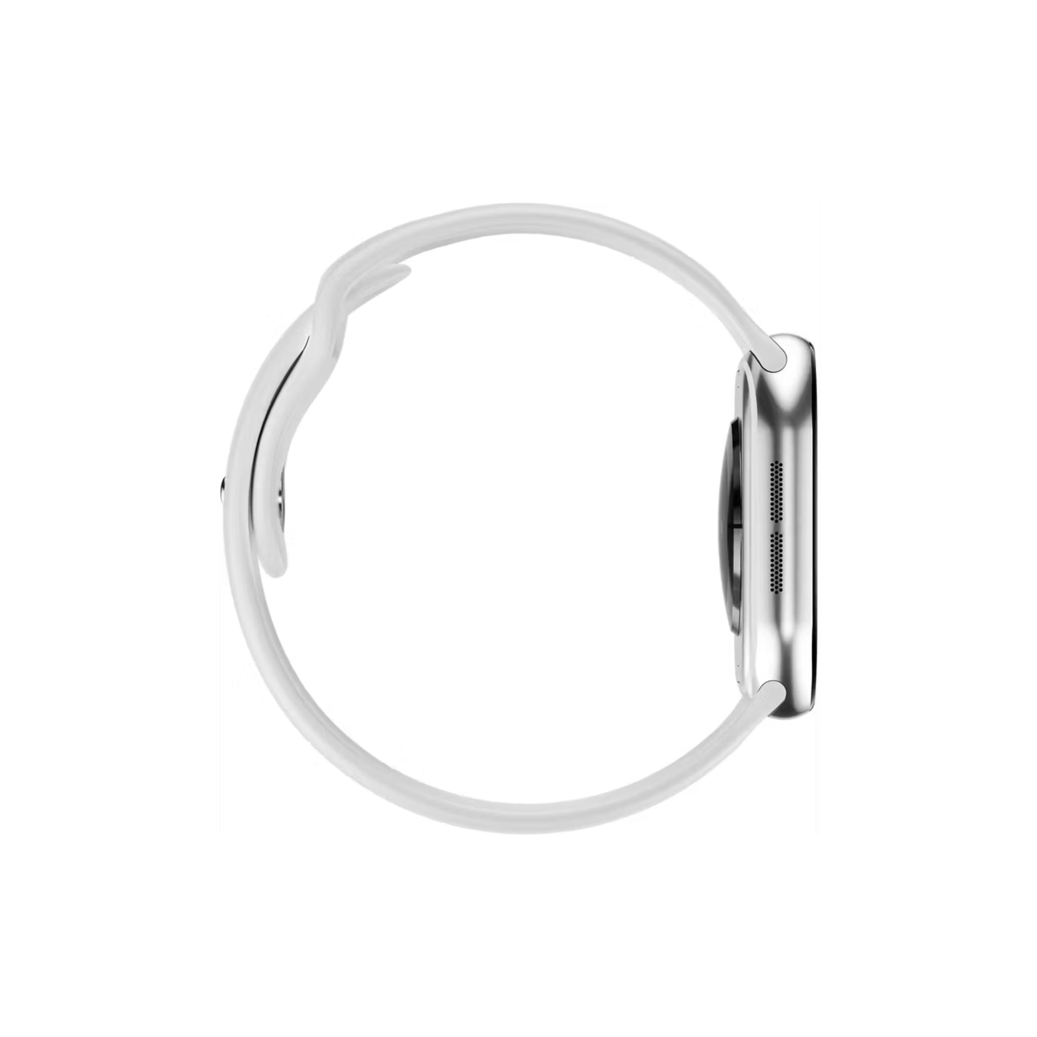 Green Lion Communicate Smart Watch with 2.07" IPS Dispaly, 380mAh Battery Capacity, Wireless Charging, AI Voice Assistant, 1GB Flash, 3-5 Days Working Time - Silver