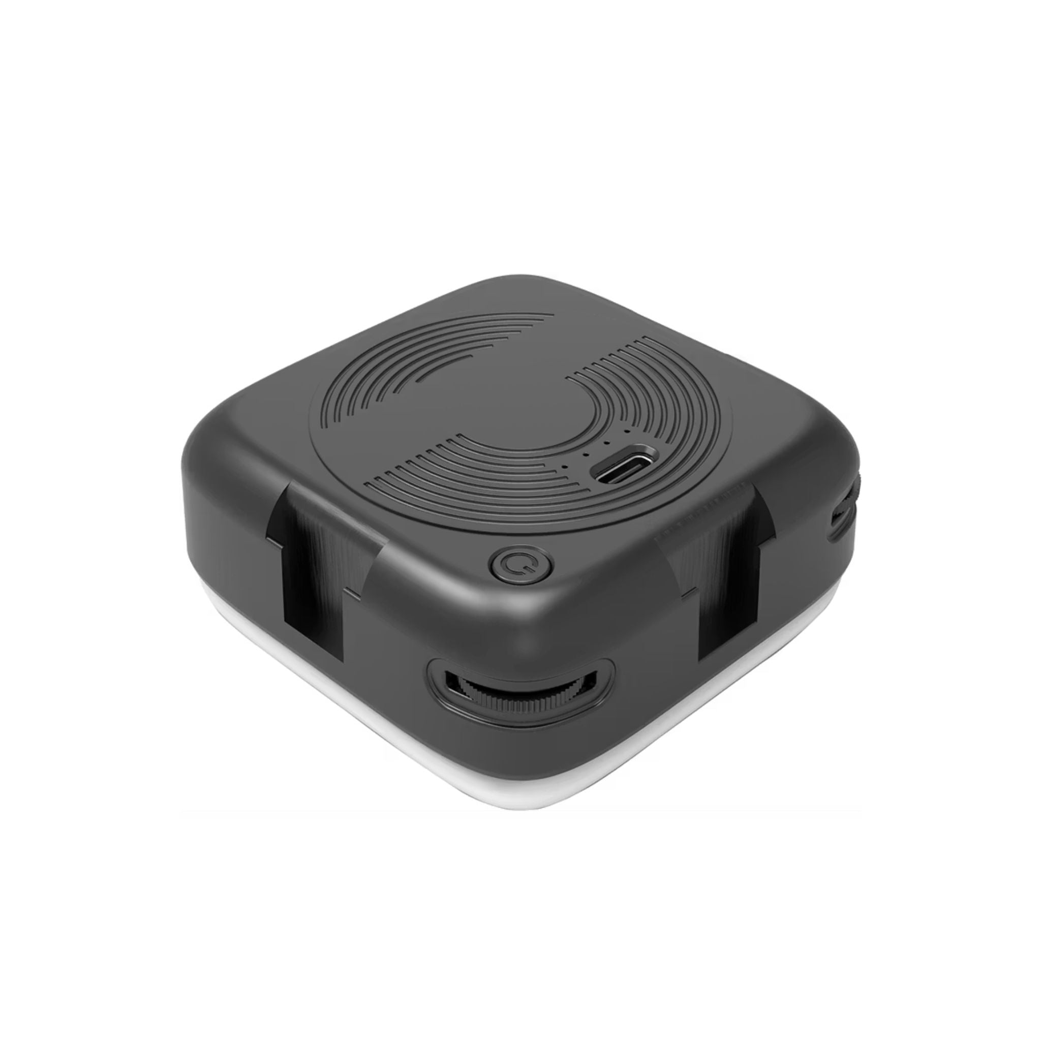 Green Lion Mini Snap Light, ABS Material, 2000mAh Battery Capacity, 100-1250Lm Brightness, 2-8 Hours Working Time, 3 Hours Charging Time, Type-C Charging Port - Black