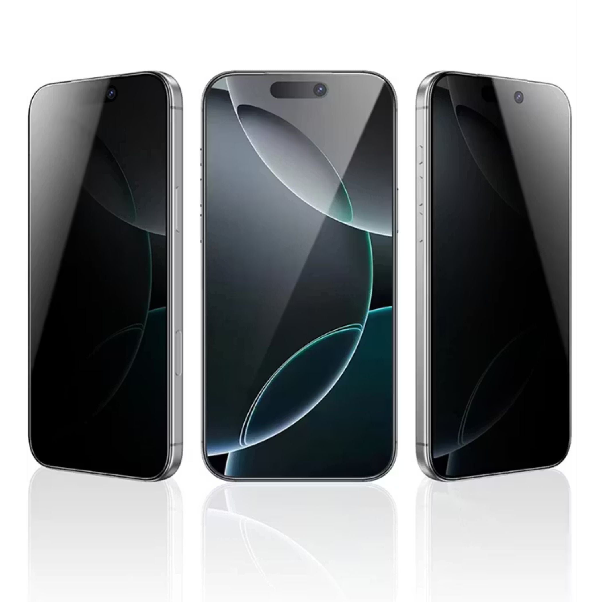 Green Lion 9H Steve Privacy Screen Protector for iPhone 17 Pro Max, Anti-Peeping Glass, 9H Item Hardness, Crystal Clear, Highly Responsive, Privacy Protection, Anti-Fingerprint, Anti-Scratch, Oleophobic Coating, Ultra-Thin - Black