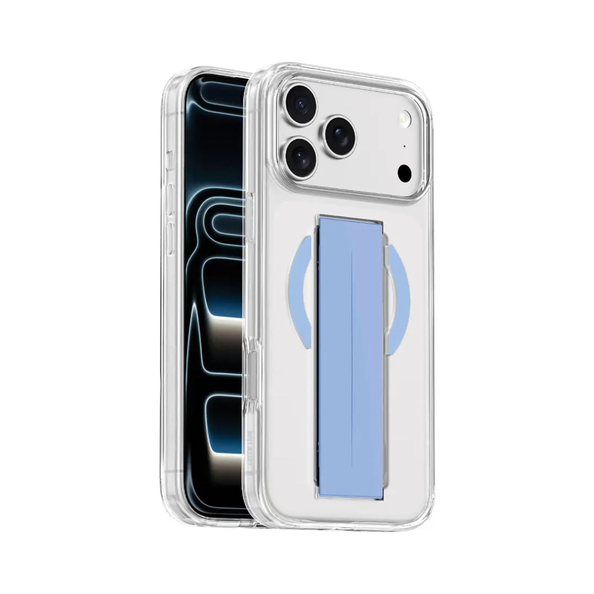 Green Lion MagSafe Grip Case for iPhone 18 Pro - Light Blue