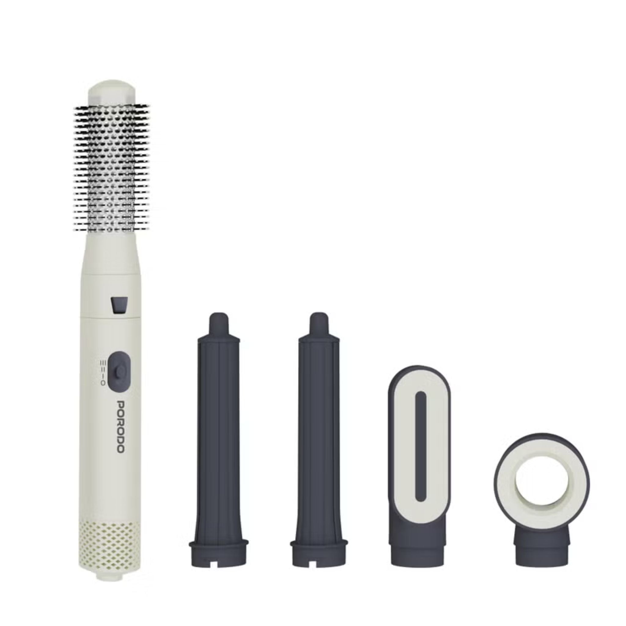 Porodo Tulip 5-In-1 Multi-Function Hair Styler - White