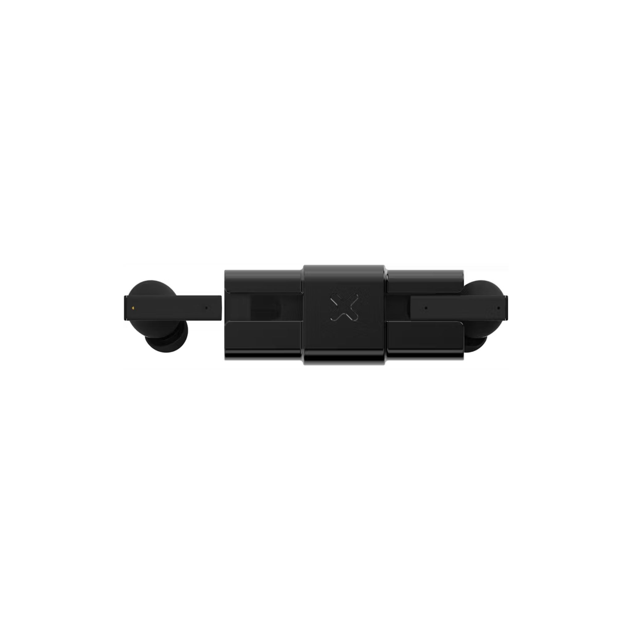 Green Lion ZINC Y Metal Earbuds TWS with ANC, Aluminum Alloy Case, High-Definition Microphone, 25dB Noise Reduction, 10 Meters Transmission Range - Black