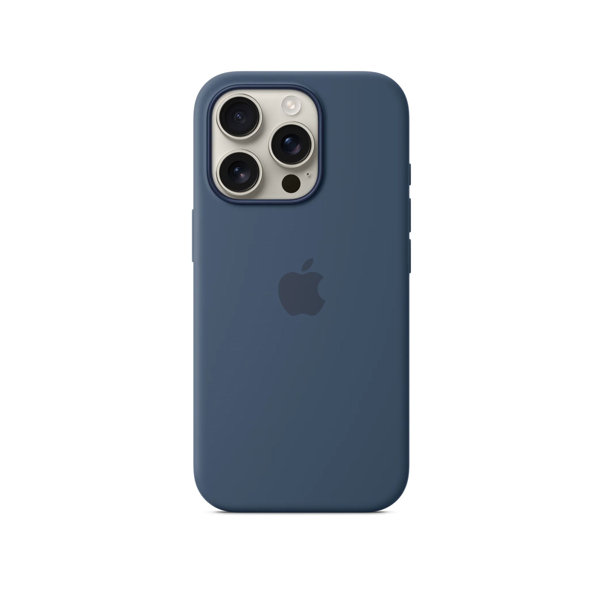 Apple iPhone 16 Pro Silicone Case with MagSafe-Denim