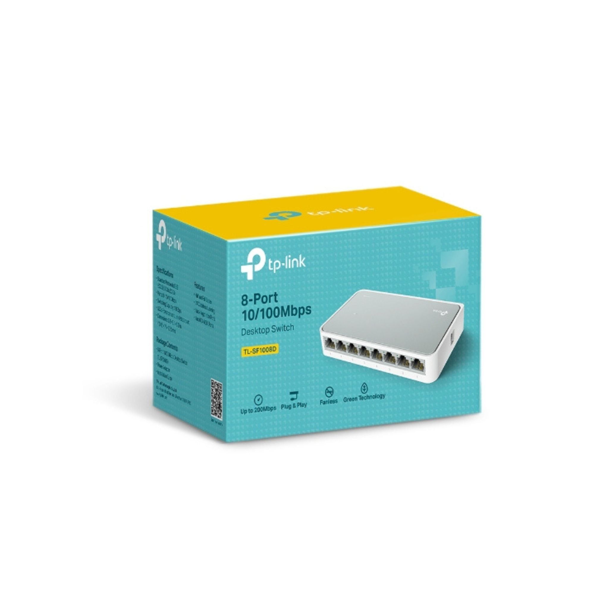 TP LINK 8-PORT 10/100MBPS DESKTOP SWITCH TL-SF1008D