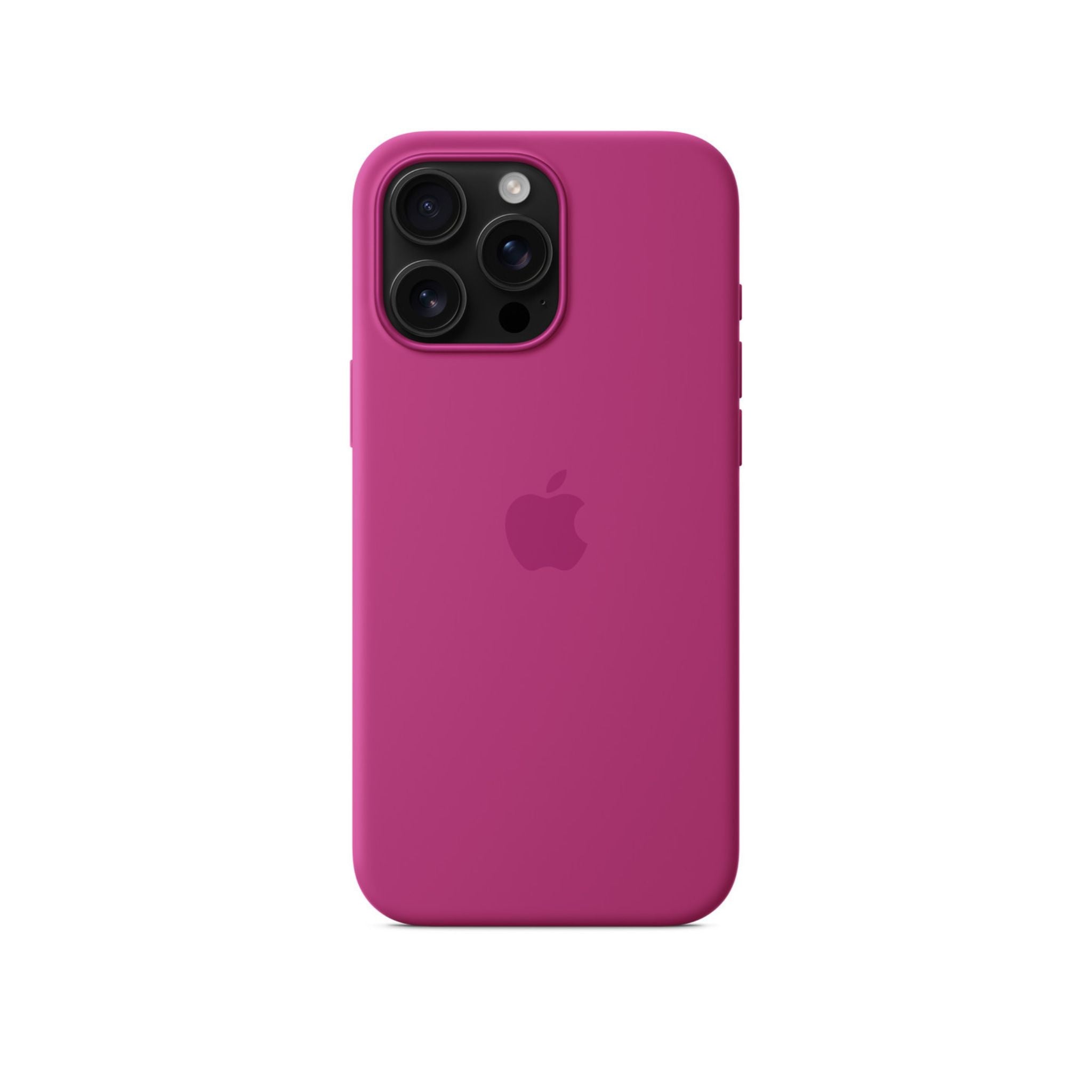 APPLE iPhone 16 Pro Max Silicone Case With MagSafe-Fuchsia