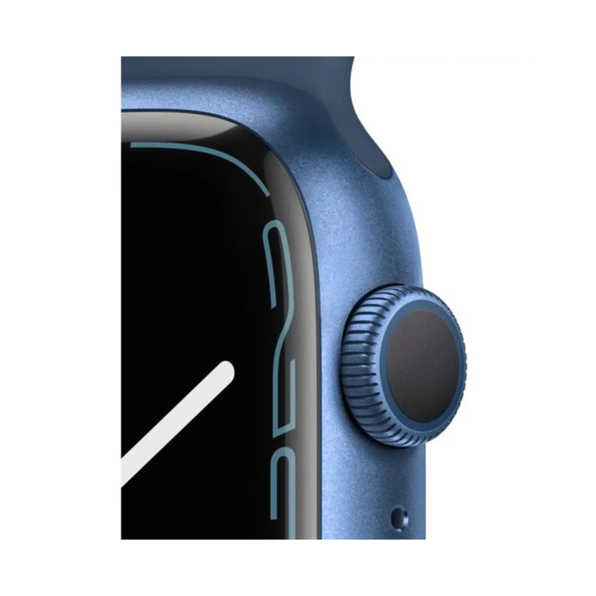 Apple Watch Series 7 GPS+ Cellular, 45mm Blue Aluminium Case with Abyss Blue Sport Band