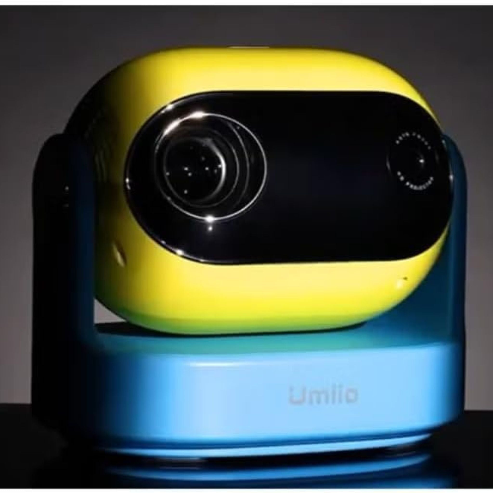 Umiio U30 Super Smart Premium Projector 1080P Full HD, 4K Supported 180° Adjustable Lens, WiFi 6 & Bluetooth, Portable LED Projector for Home Theater & Outdoor Use, HDMI/USB/Audio, Remote Control