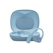 JBL Sense Lite Wireless Earbuds with Open Design and Ear Hook, JBL OpenSound Air Conduction Technology, 32 Hours Operation, Water & Dust Resistant IP54 - Blue