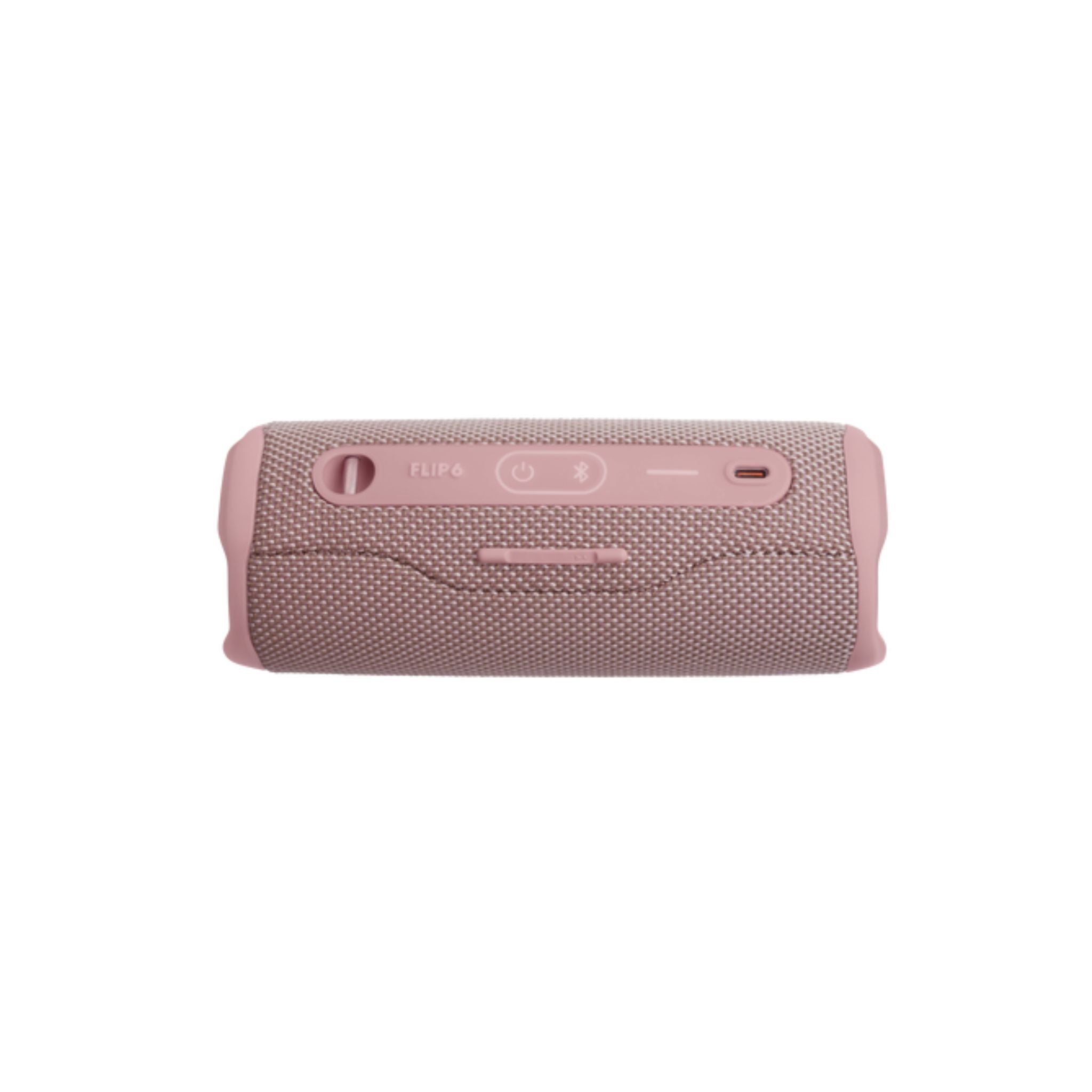 JBL Flip 6 Bluetooth Box in Pink - Waterproof Portable Speaker with 2-Way Speaker System for Powerful Sound - Up to 12 Hours of Wireless Music Play-Pink