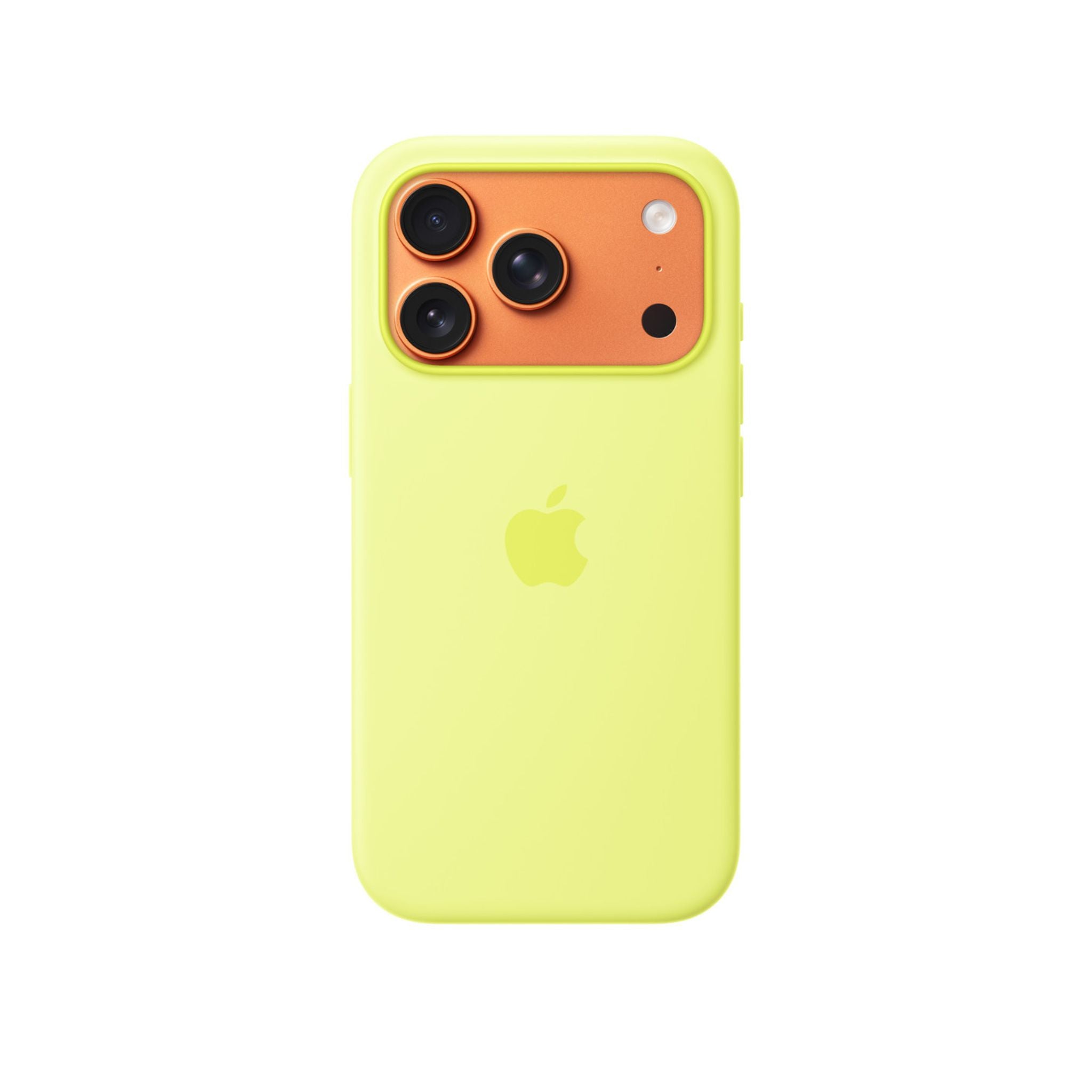 Apple iPhone 17 Pro Silicone Case with MagSafe – Neon Yellow