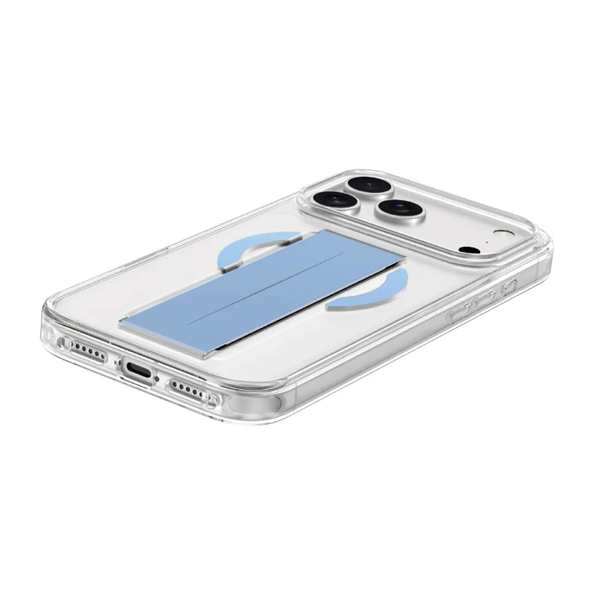 Green Lion MagSafe Grip Case for iPhone 18 Pro - Light Blue