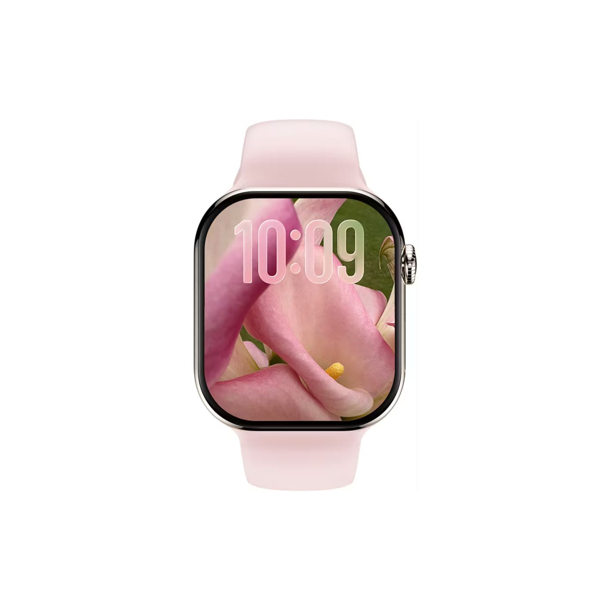 Green Lion Communicate Smart Watch with 2.07" IPS Dispaly, 380mAh Battery Capacity, Wireless Charging, AI Voice Assistant, 1GB Flash, 3-5 Days Working Time - Rose Gold