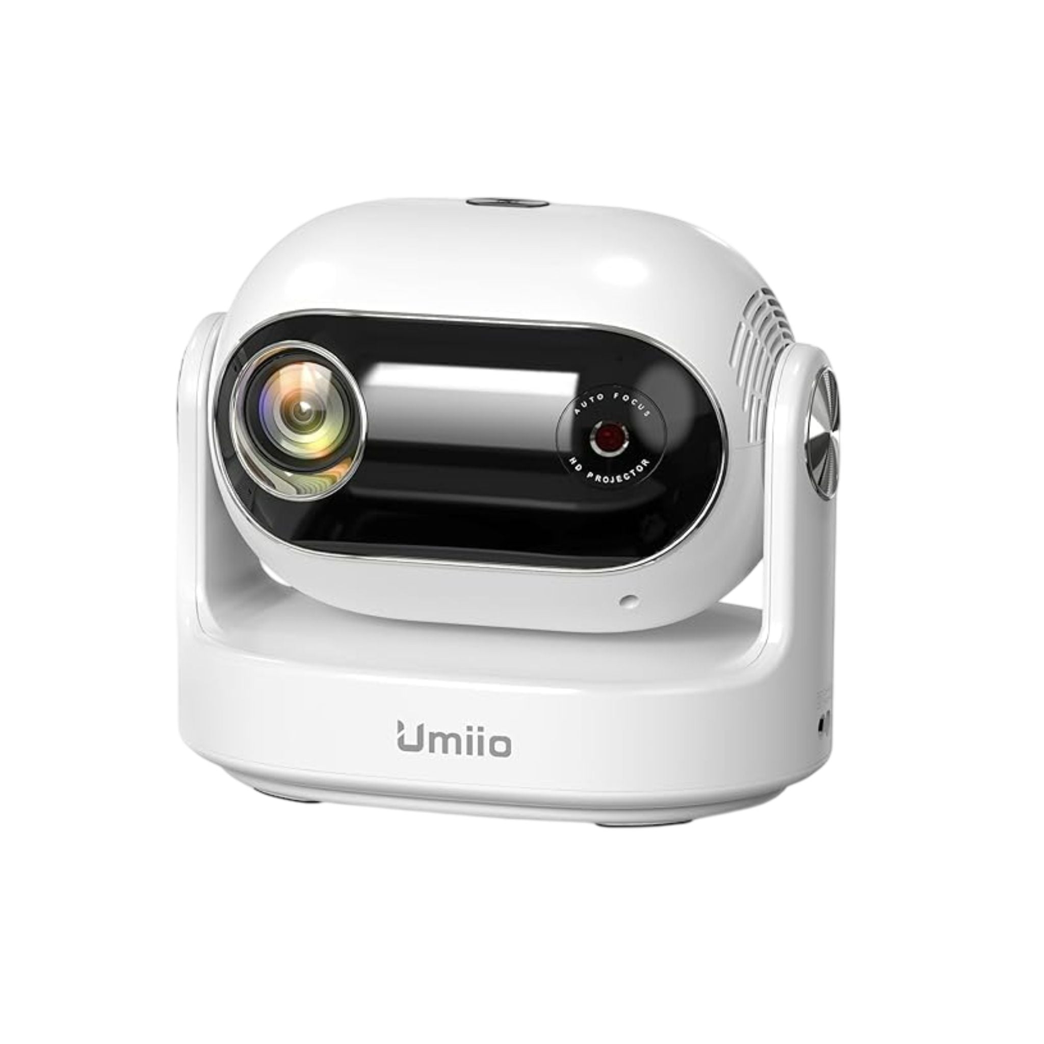 Umiio U30 Super Smart Premium Projector 1080P Full HD, 4K Supported 180° Adjustable Lens, WiFi 6 & Bluetooth, Portable LED Projector for Home Theater & Outdoor Use, HDMI/USB/Audio, Remote Control