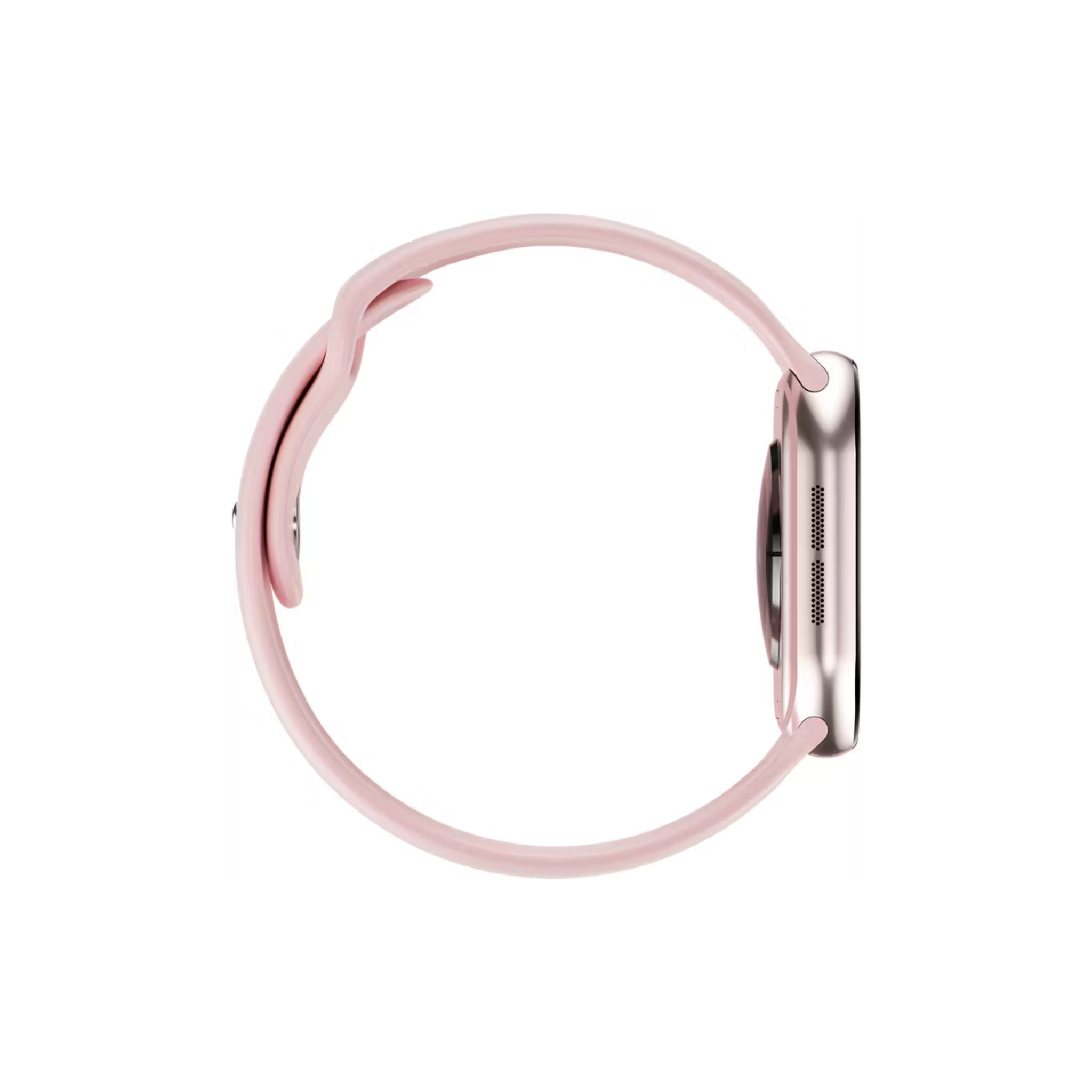 Green Lion Communicate Smart Watch with 2.07" IPS Dispaly, 380mAh Battery Capacity, Wireless Charging, AI Voice Assistant, 1GB Flash, 3-5 Days Working Time - Rose Gold