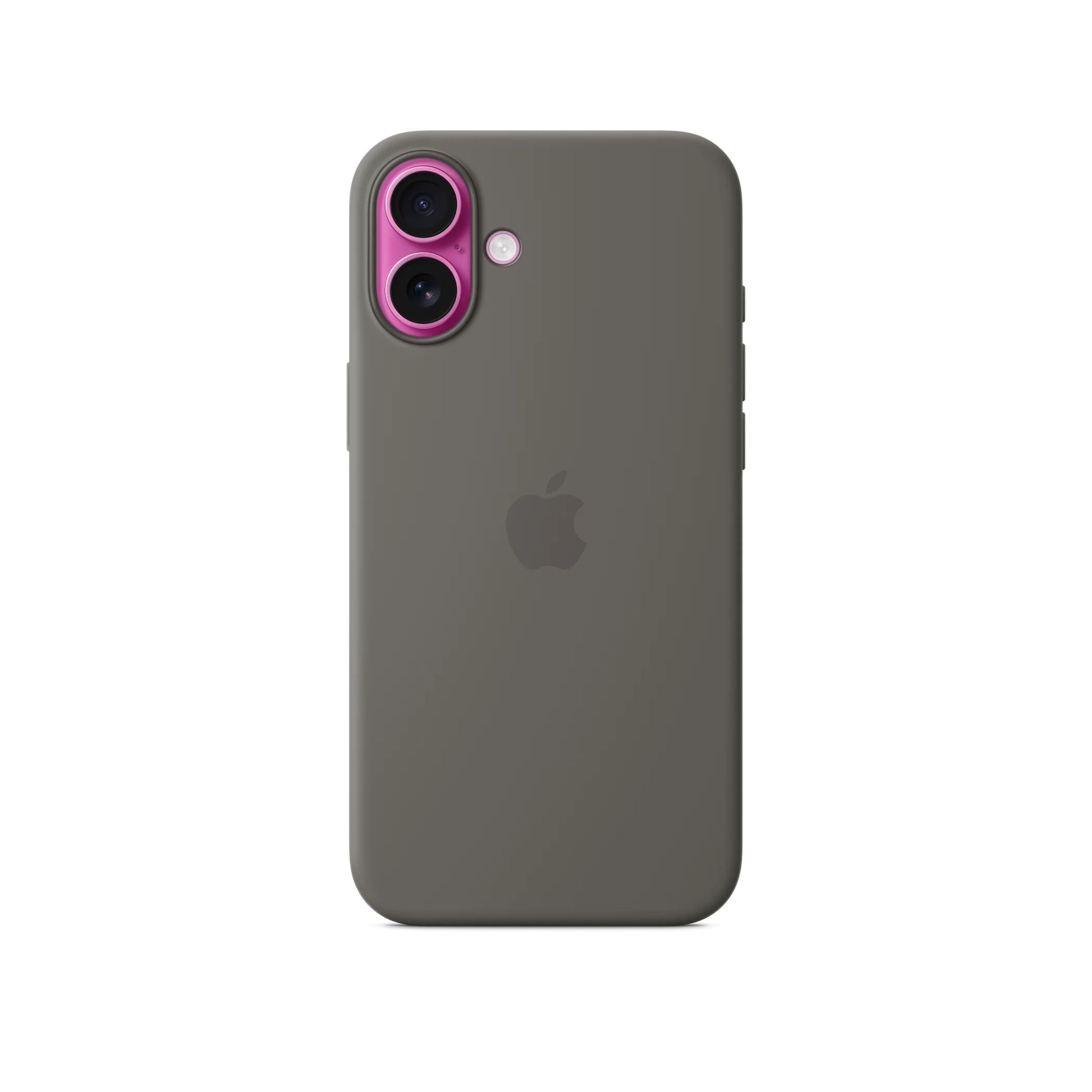 APPLE iPhone 16 Plus Silicone Case with MagSafe – Stone Gray