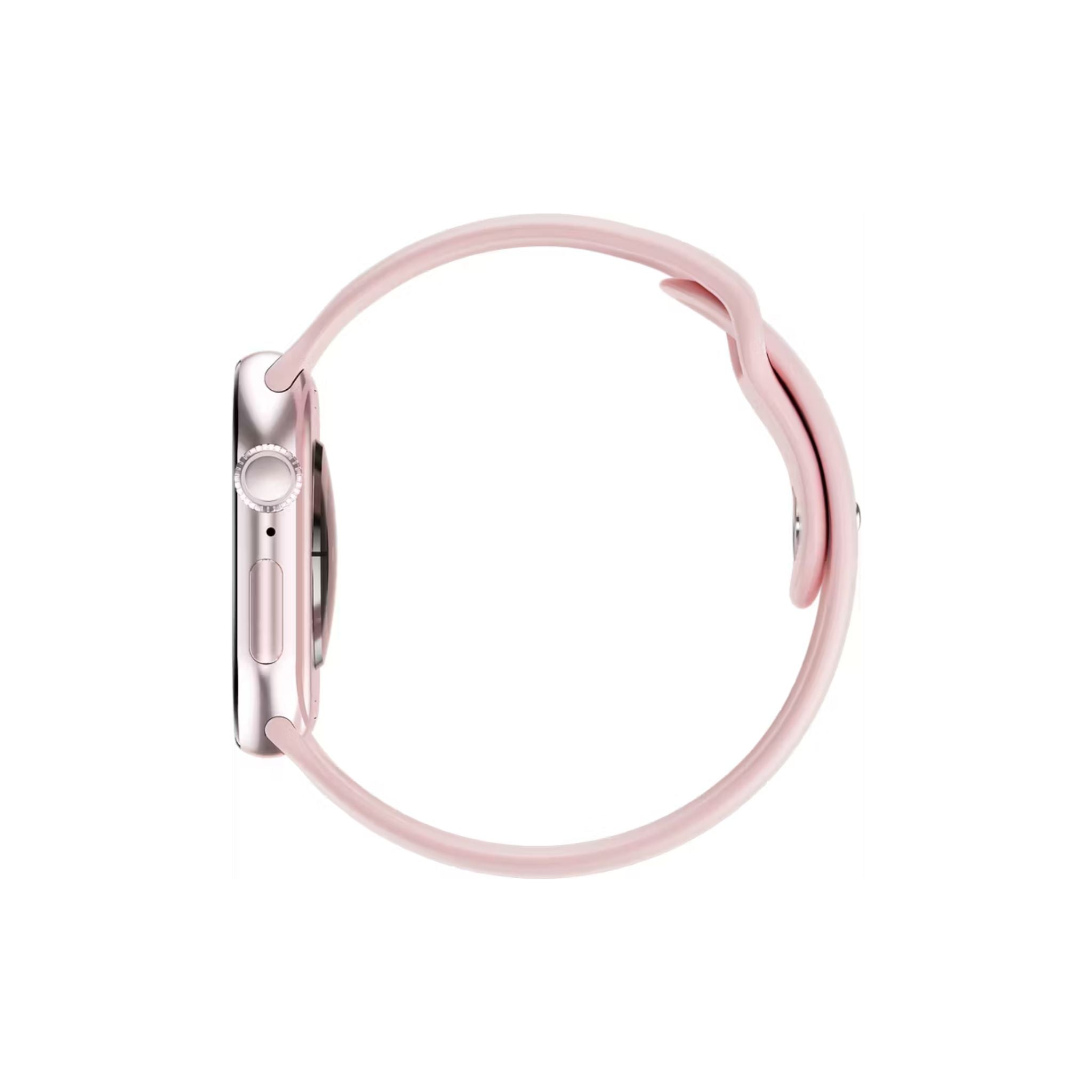 Green Lion Communicate Smart Watch with 2.07" IPS Dispaly, 380mAh Battery Capacity, Wireless Charging, AI Voice Assistant, 1GB Flash, 3-5 Days Working Time - Rose Gold