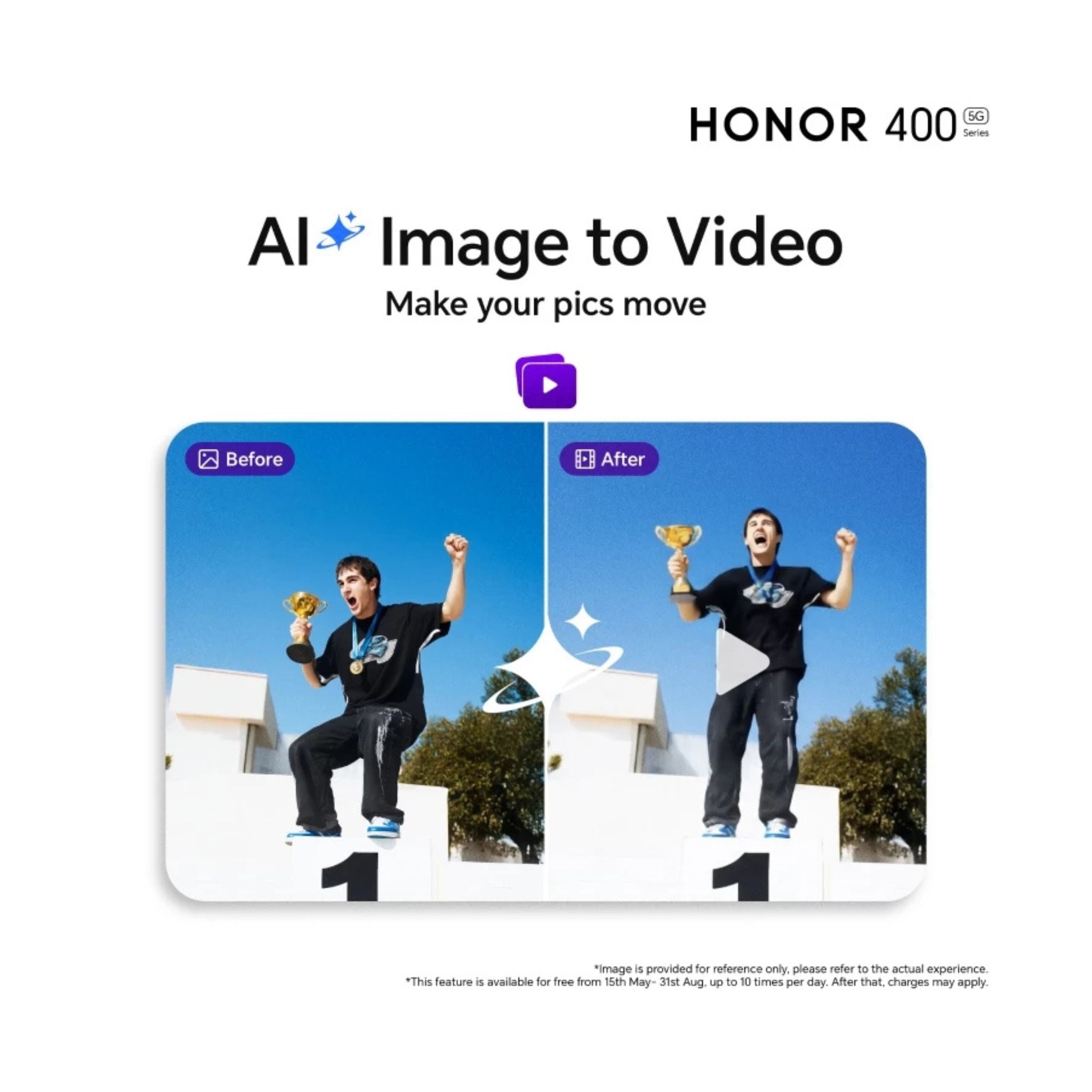 Honor 400  5G, Dual SIM 12GB RAM 256GB  - Middle East Version- Meteor Silver