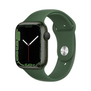 Apple Watch Series 7 GPS+ Cellular, 45mm Green Aluminium Case with Clover Sport Band