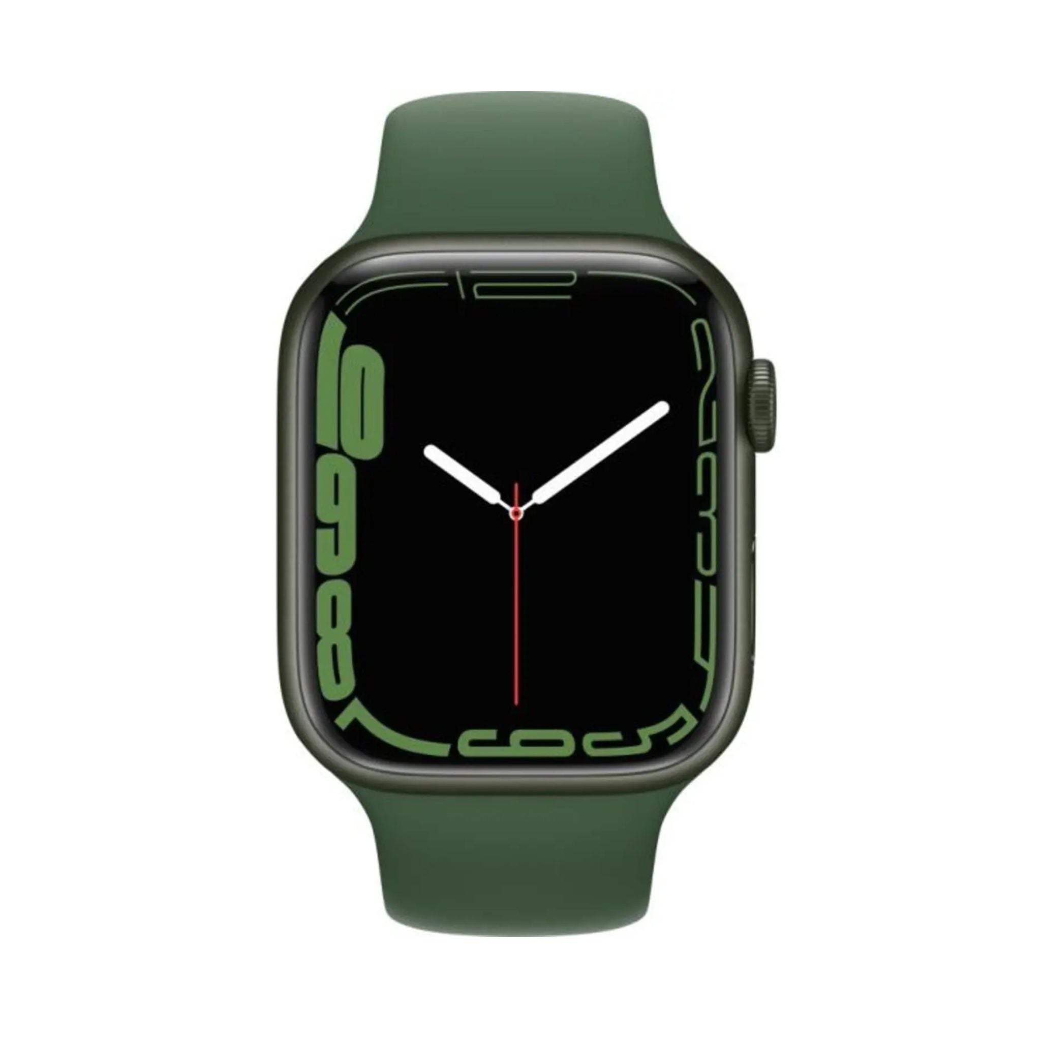 Apple Watch Series 7 GPS+ Cellular, 45mm Green Aluminium Case with Clover Sport Band